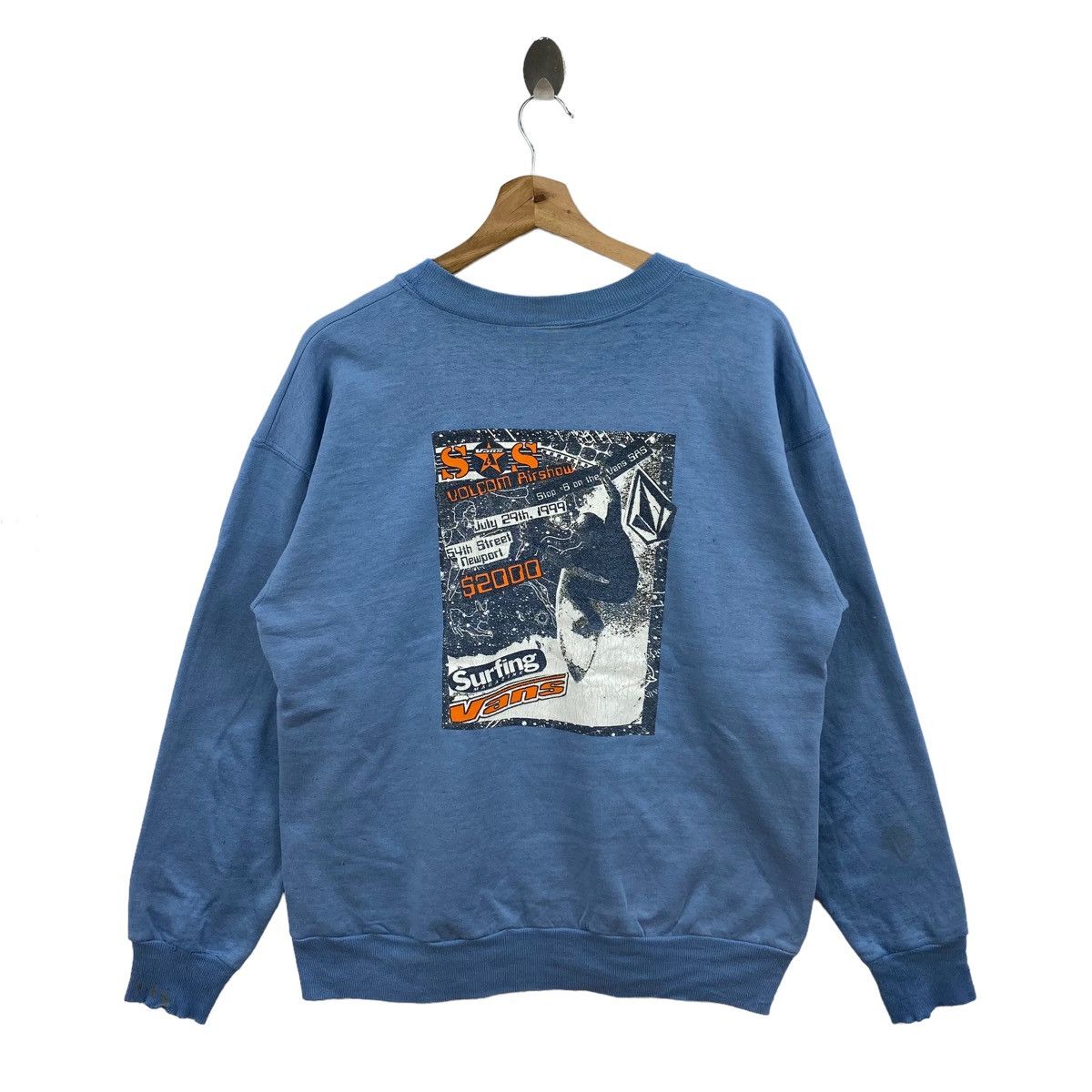 Vans Vintage 90s VANS SAS x VOLCOM Airshow Surfing Event Size US M / EU 48-50 / 2 - 1 Thumbnail
