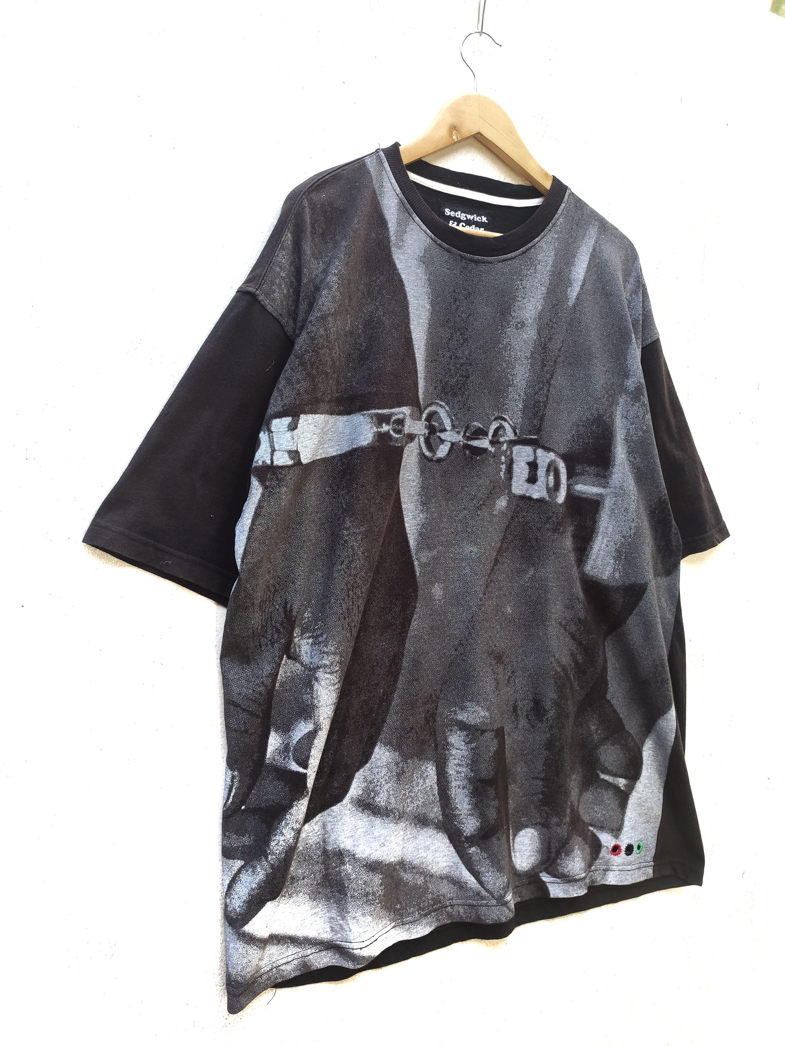 Japanese Brand 🔥 Sedgwick & Cedar Vintage Clothing Co t shirt full print Size US XXL / EU 58 / 5 - 2 Thumbnail
