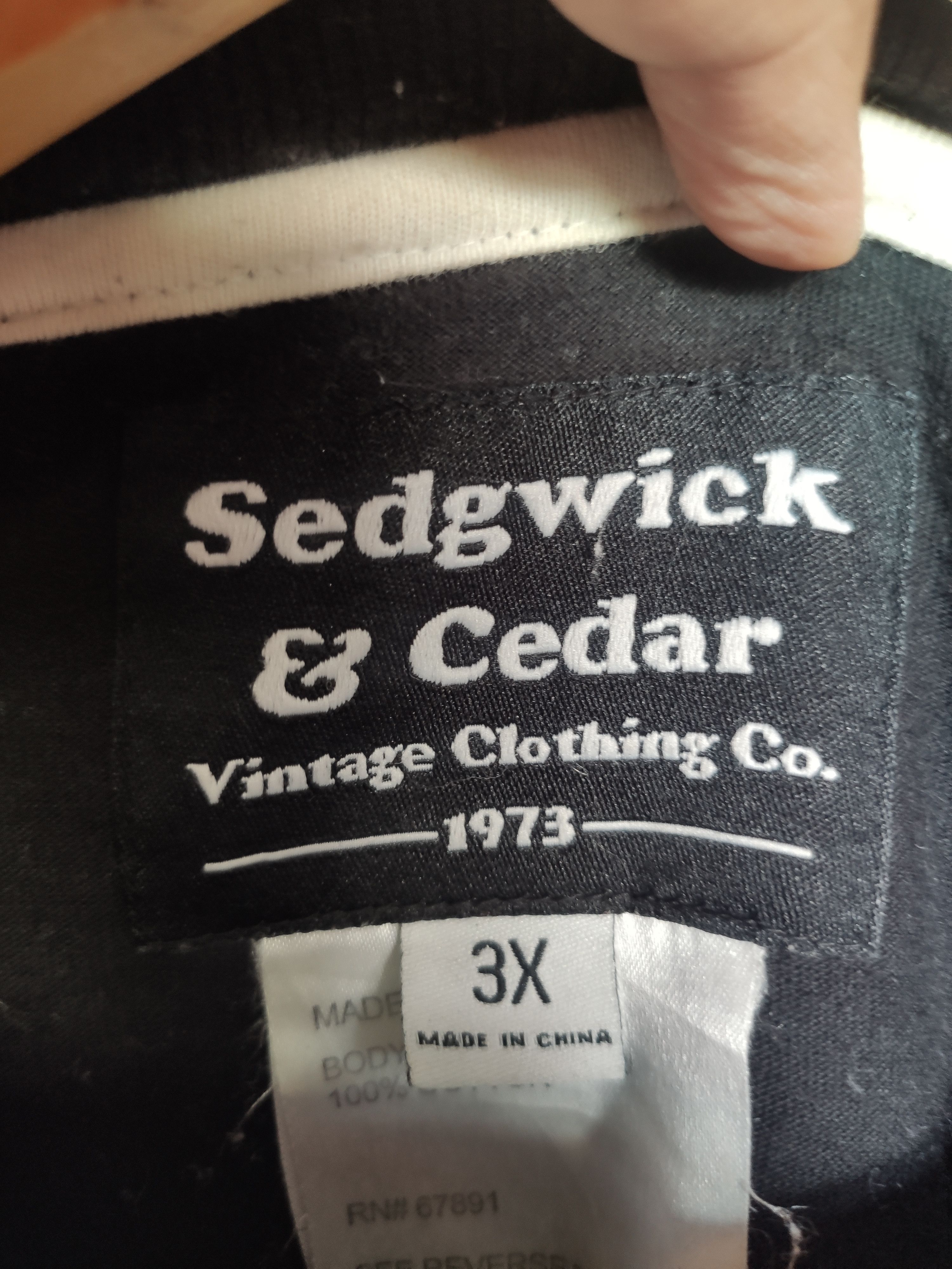 Japanese Brand 🔥 Sedgwick & Cedar Vintage Clothing Co t shirt full print Size US XXL / EU 58 / 5 - 7 Thumbnail