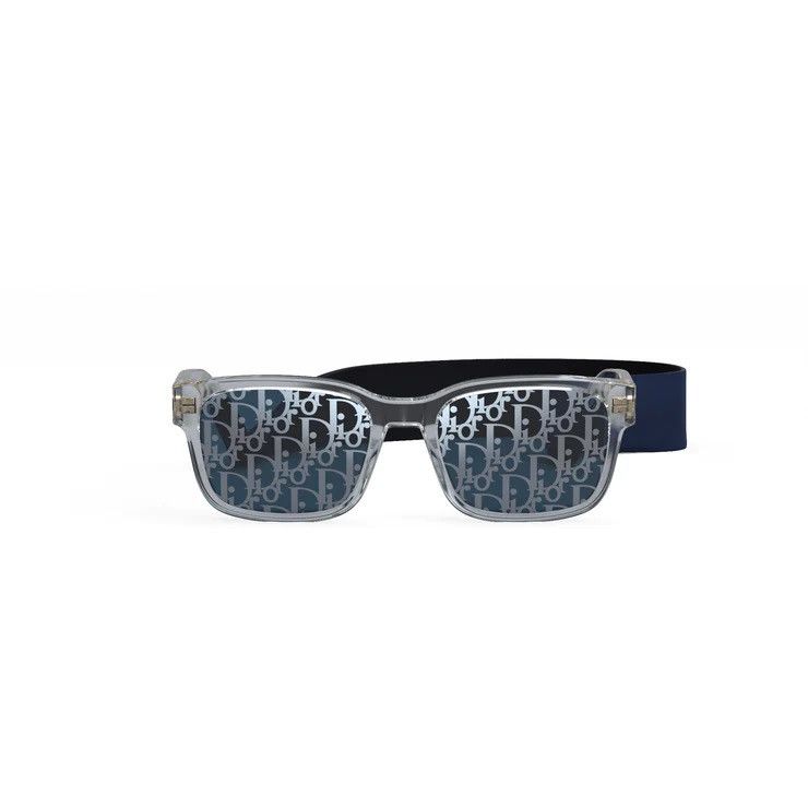 Dior Dior 40030 Clear Wayfarer Sunglasses with Dior print Size ONE SIZE - 1 Thumbnail