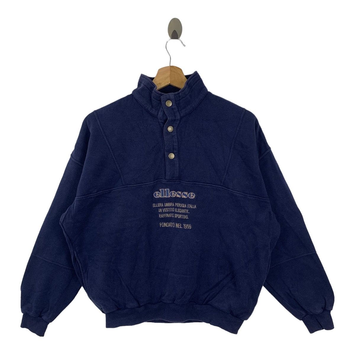 Vintage Ellesse Casual Tennis Pullover Sweater Jumpers