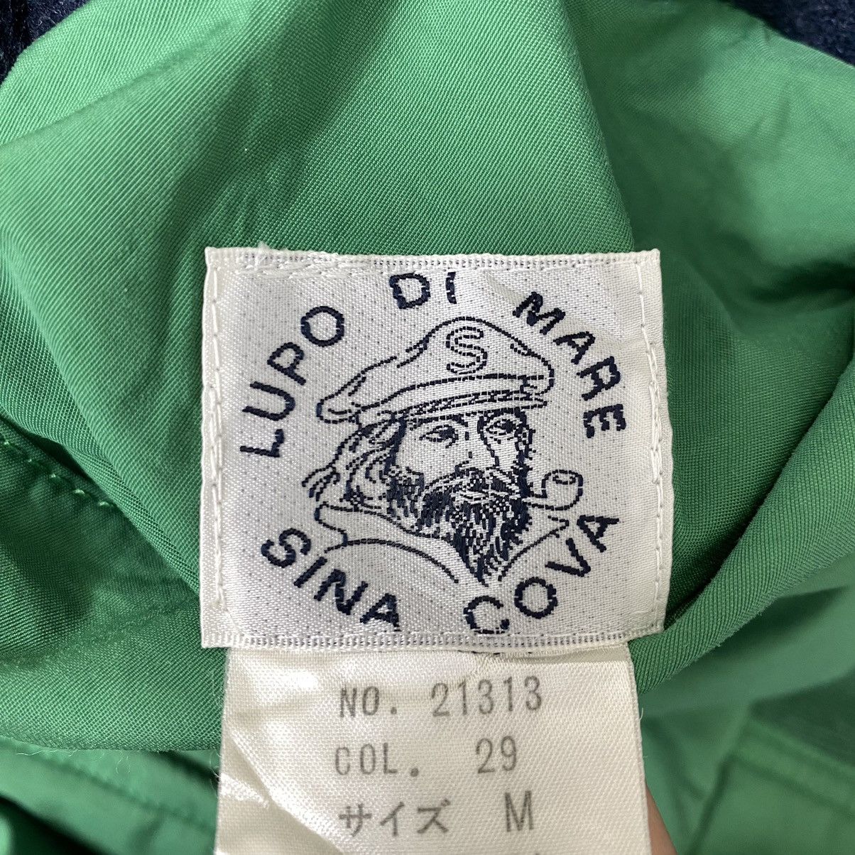 Vintage SINA COVA LUPO Di Mare Reversible Marine Sailing Embroidered Size US M / EU 48-50 / 2 - 8 Thumbnail