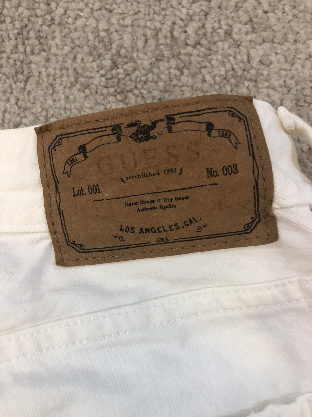 Guess Guess Distressed Denim jeans Size US 33 - 10 Thumbnail