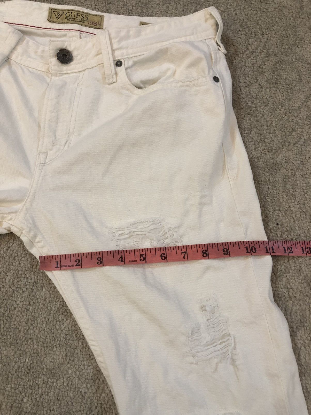 Guess Guess Distressed Denim jeans Size US 33 - 13 Thumbnail