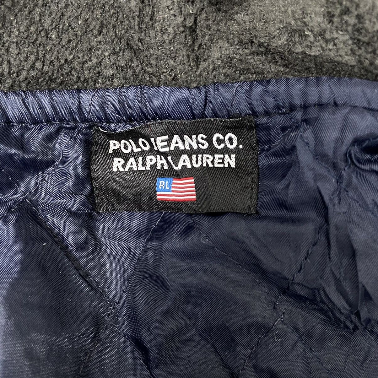 Polo Ralph Lauren POLO JEANS Co. RL Emboidered Brand Retro Sherpa Black Hoodie Size US XL / EU 56 / 4 - 6 Thumbnail