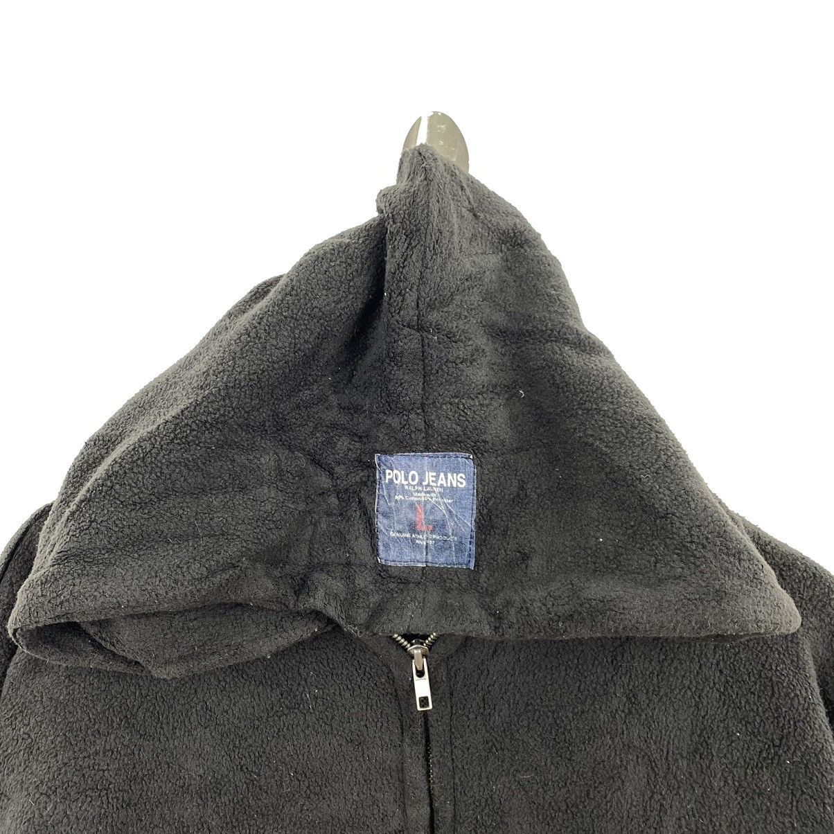 Polo Ralph Lauren POLO JEANS Co. RL Emboidered Brand Retro Sherpa Black Hoodie Size US XL / EU 56 / 4 - 2 Thumbnail