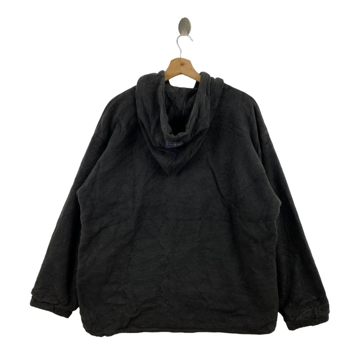 Polo Ralph Lauren POLO JEANS Co. RL Emboidered Brand Retro Sherpa Black Hoodie Size US XL / EU 56 / 4 - 8 Thumbnail