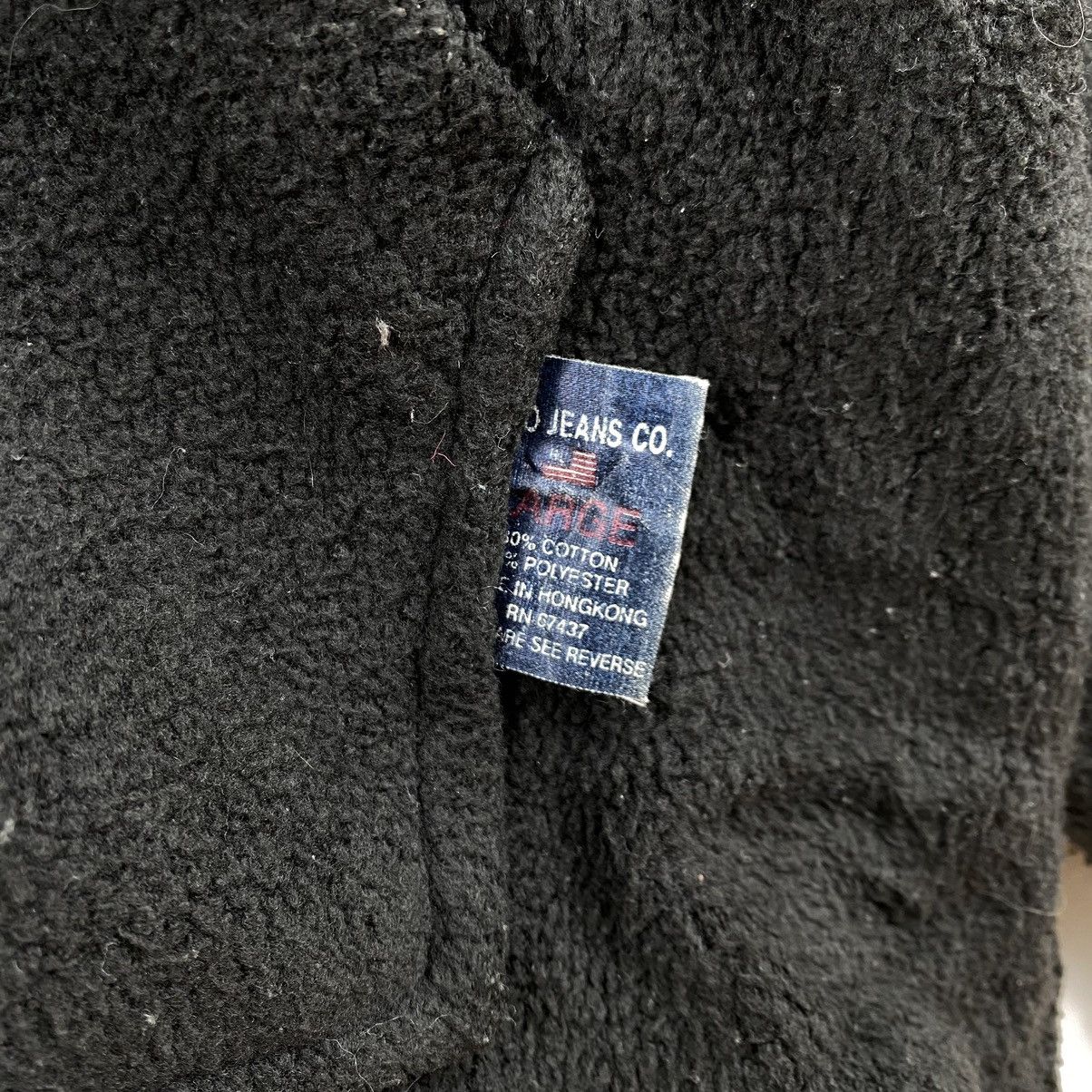 Polo Ralph Lauren POLO JEANS Co. RL Emboidered Brand Retro Sherpa Black Hoodie Size US XL / EU 56 / 4 - 5 Thumbnail