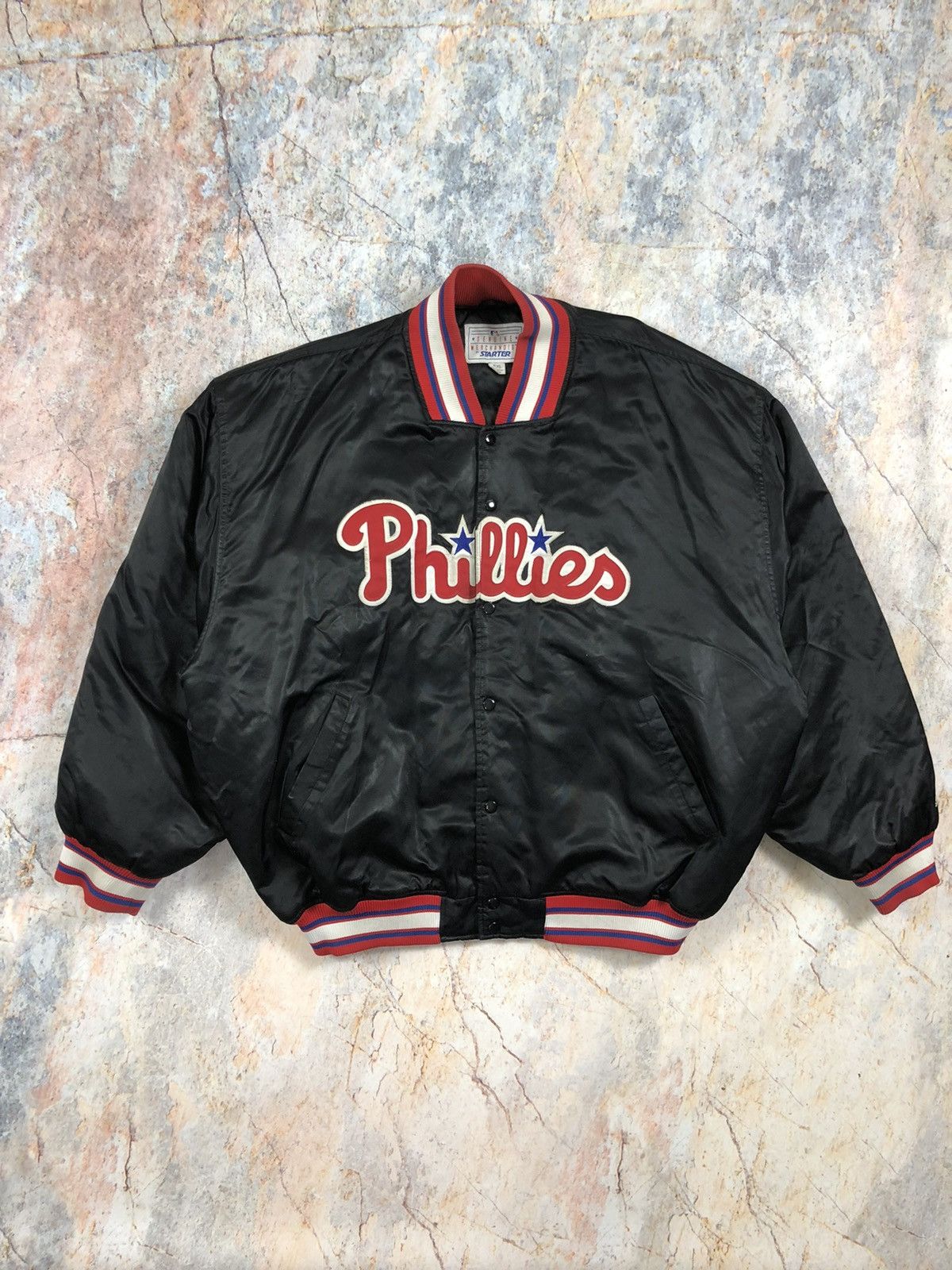 Vintage Phillies vintage bomber jacket | Grailed