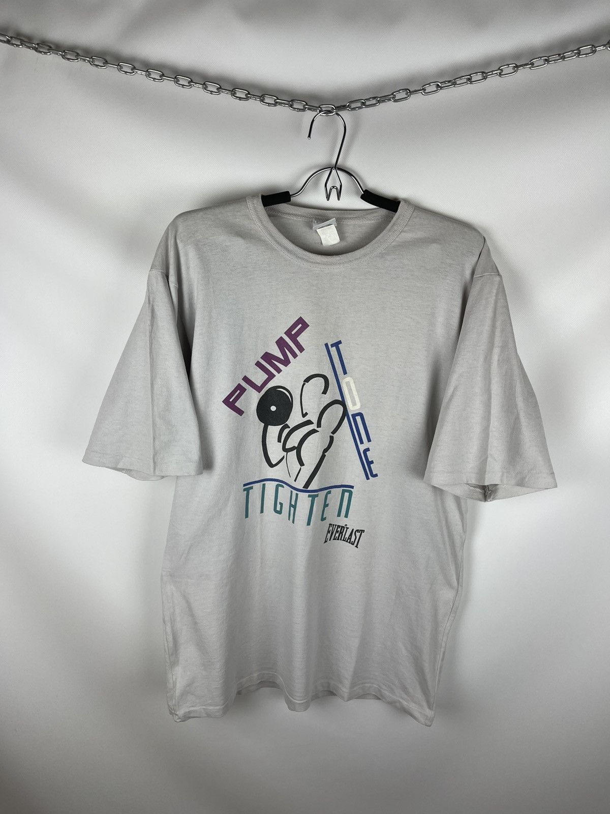 Everlast × Vintage Everlast vintage 90s “ pump tone tighten” made in USA tee Size US XL / EU 56 / 4 - 1 Thumbnail
