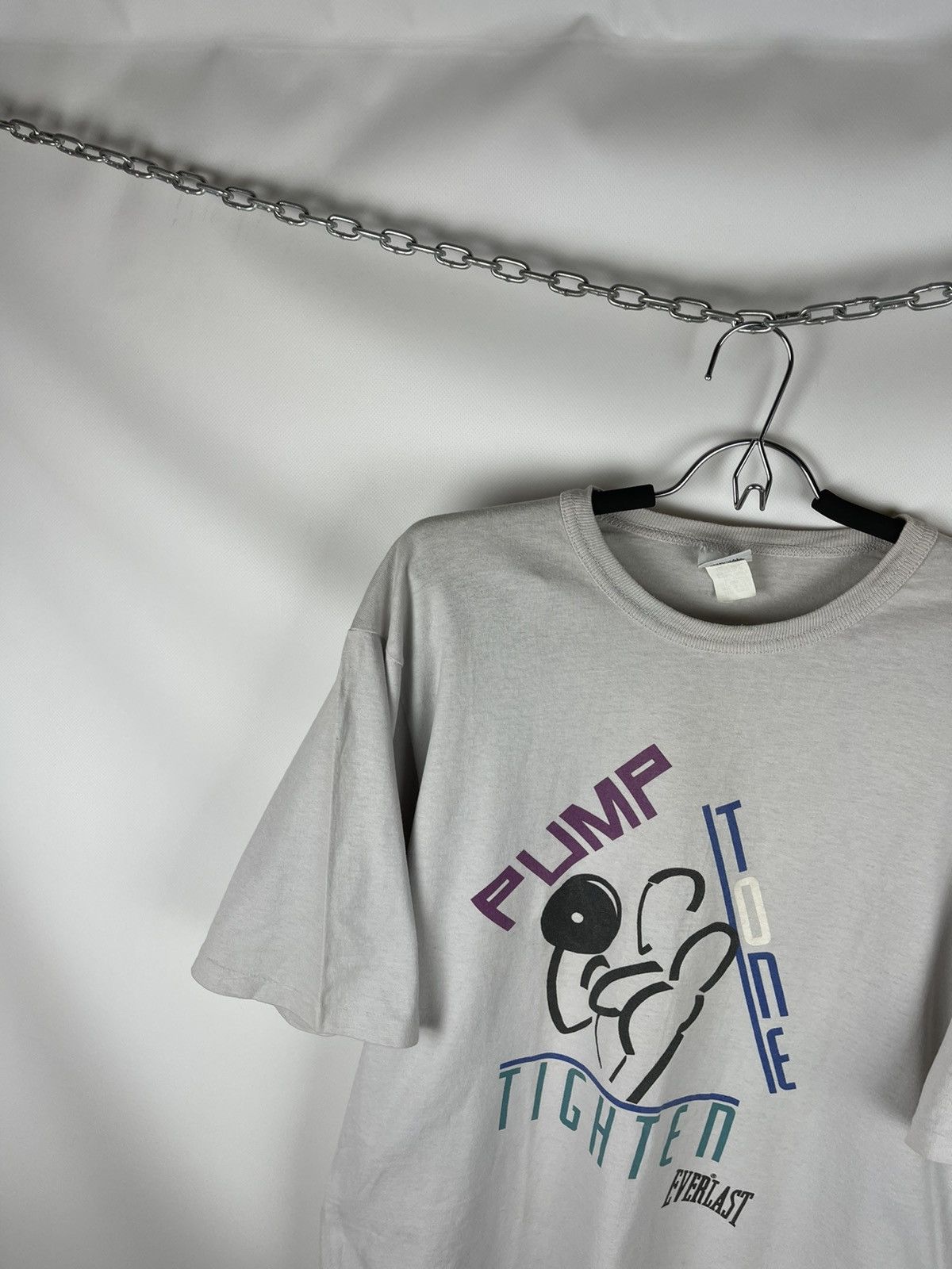 Everlast × Vintage Everlast vintage 90s “ pump tone tighten” made in USA tee Size US XL / EU 56 / 4 - 2 Thumbnail