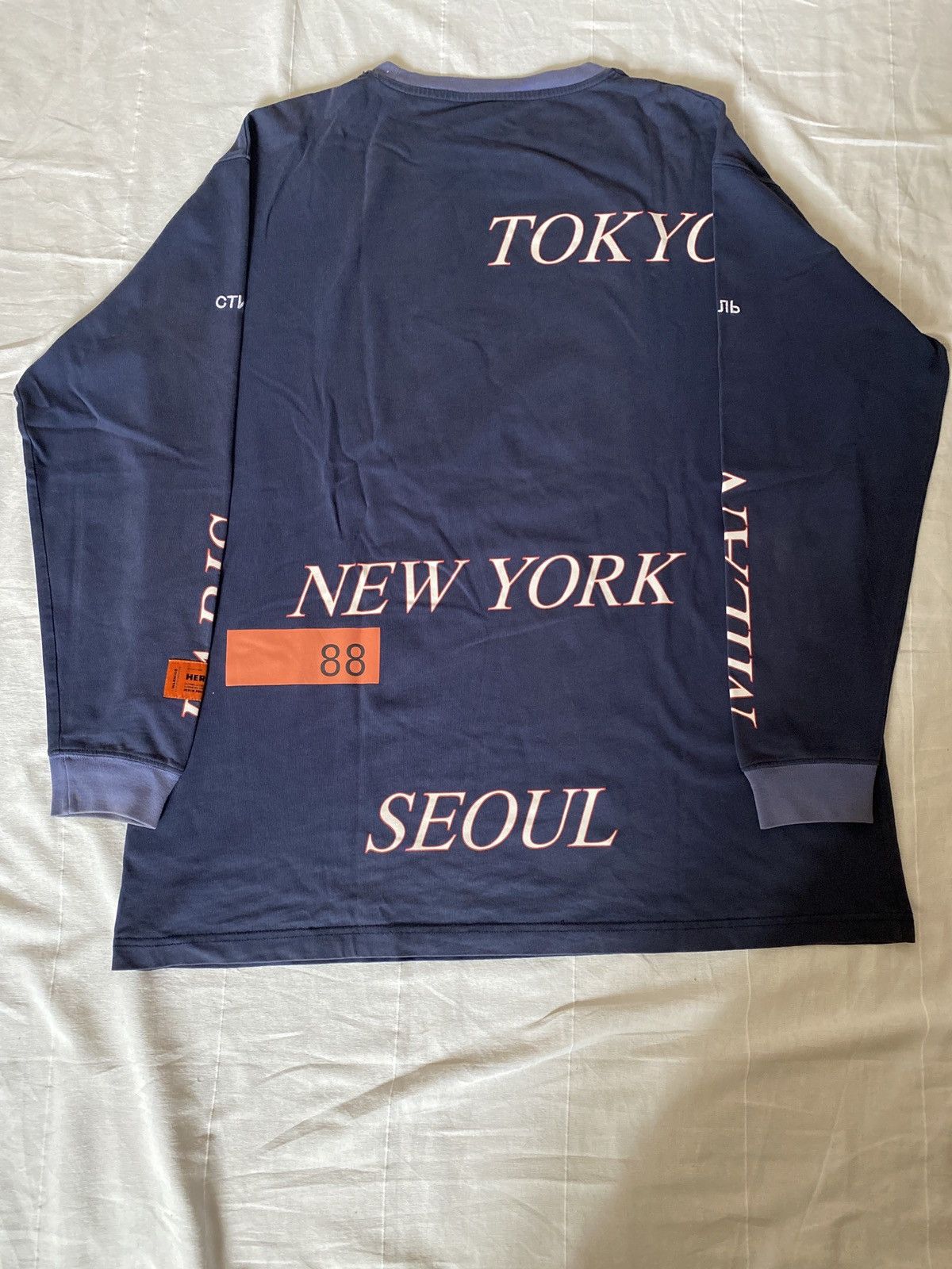 Heron Preston Heron Preston for you the world tour Longsleeve Size US L / EU 52-54 / 3 - 4 Thumbnail