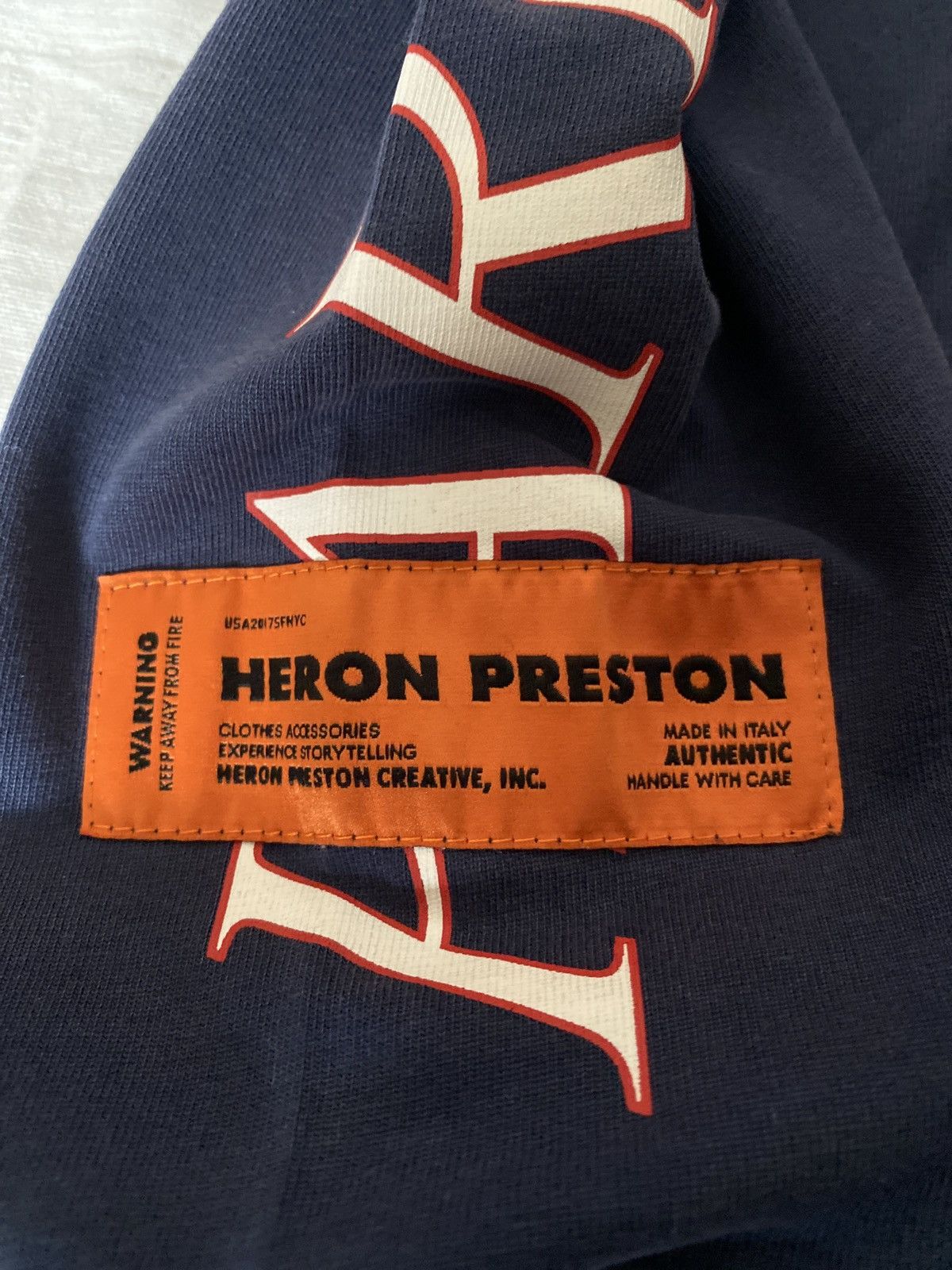 Heron Preston Heron Preston for you the world tour Longsleeve Size US L / EU 52-54 / 3 - 5 Thumbnail
