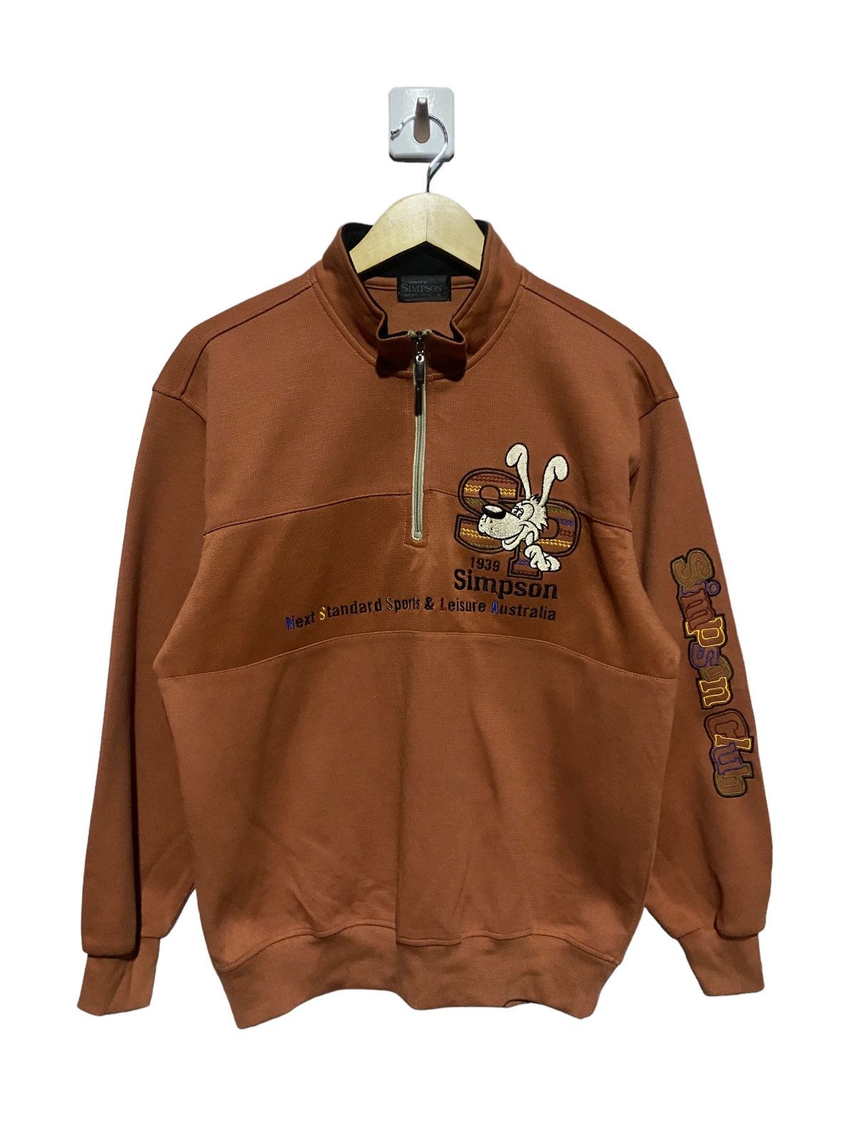 Vintage 🔥SALE🔥SIMPSON SPORT CASUAL PULLOVER Size US M / EU 48-50 / 2 - 1 Thumbnail