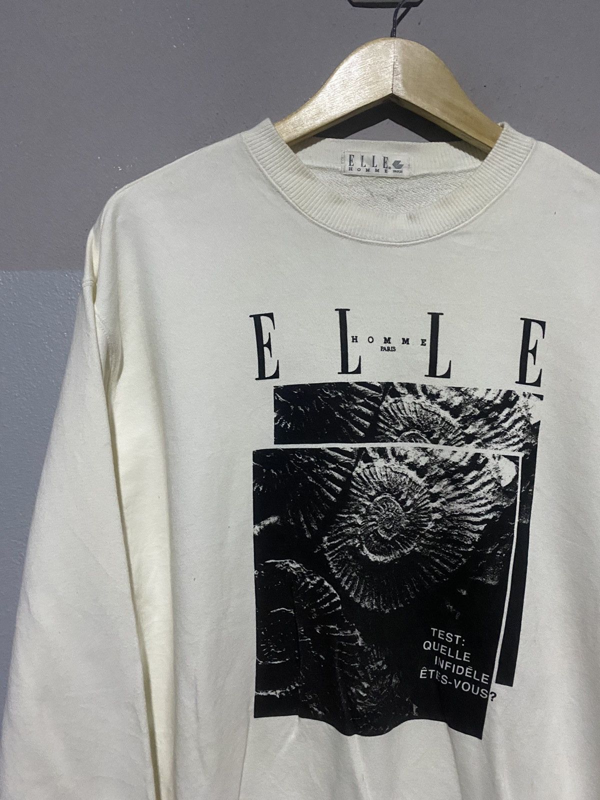 Designer × Japanese Brand 🔥SALE🔥ELLE HOMME PARIS SWEATSHIRT Size US L / EU 52-54 / 3 - 4 Thumbnail