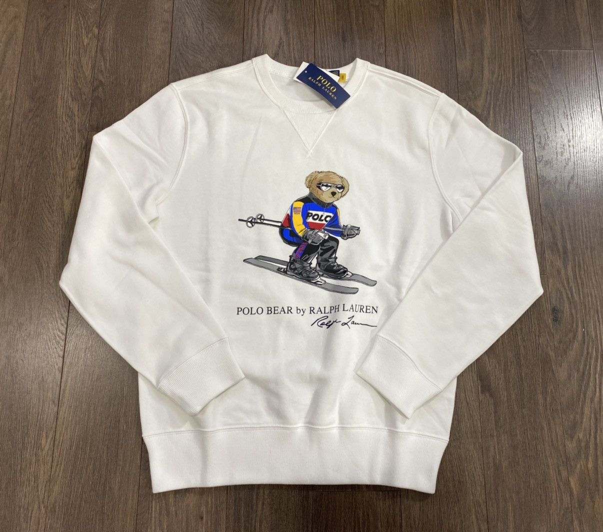 Polo Ralph Lauren Alpine Racing Ski Bear Crewneck