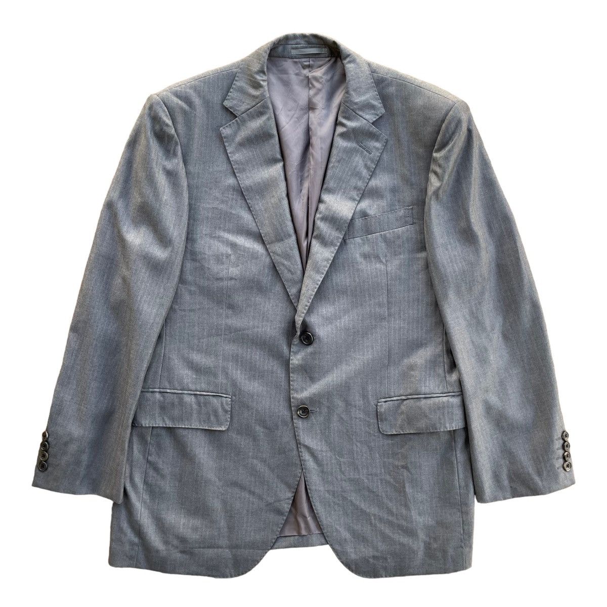 Loro Piana 💥 Loro Piana Button Linen Blazer Coat Jacket Size US L / EU 52-54 / 3 - 1 Thumbnail