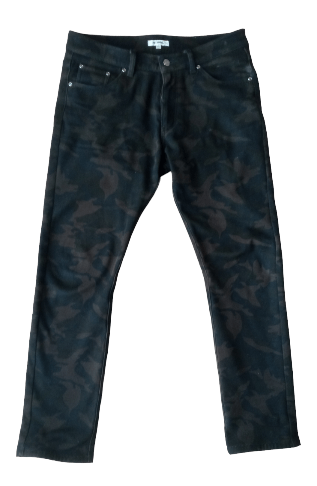 Men Relation Black Camo Casual Pants