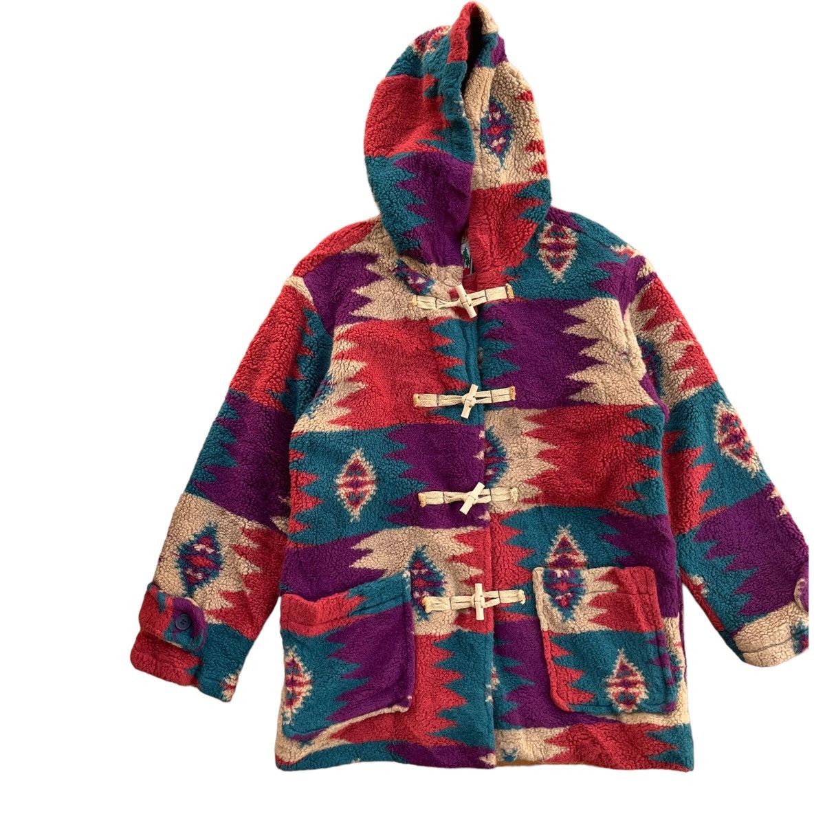 Beauty Beast × Japanese Brand × Native 💥Navajo Active Gear Japan Duffle Fleece Like Kapital Size US M / EU 48-50 / 2 - 3 Thumbnail