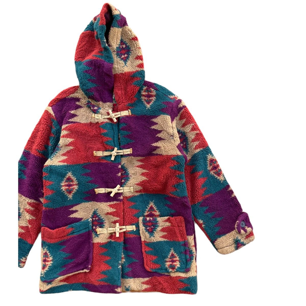 Beauty Beast × Japanese Brand × Native 💥Navajo Active Gear Japan Duffle Fleece Like Kapital Size US M / EU 48-50 / 2 - 4 Thumbnail