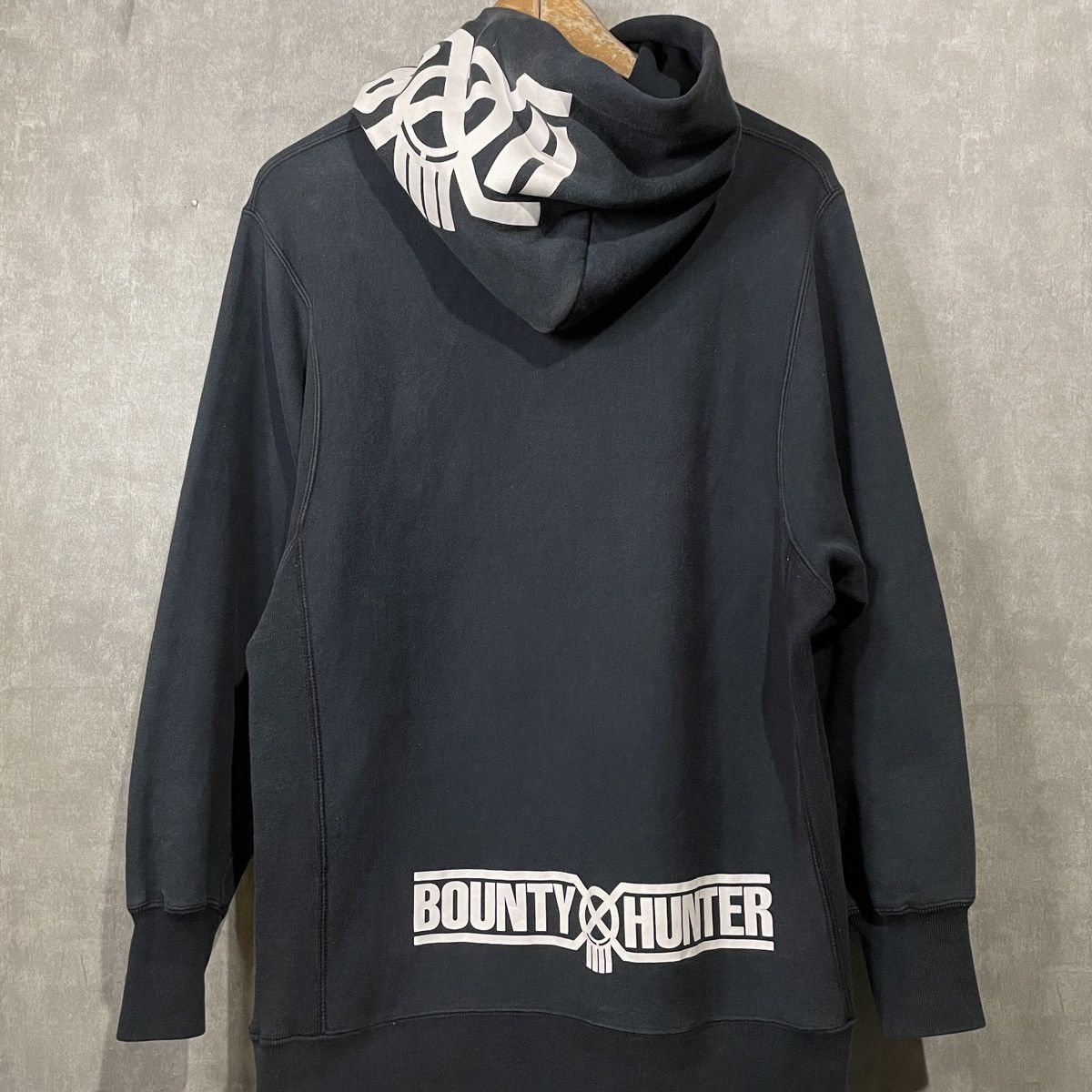 トップス BOUNTY HUNTER Long Sweat Parker Black M Bounty Hunter × Vintage Vintage Bounty Hunter by Lee Hoodies