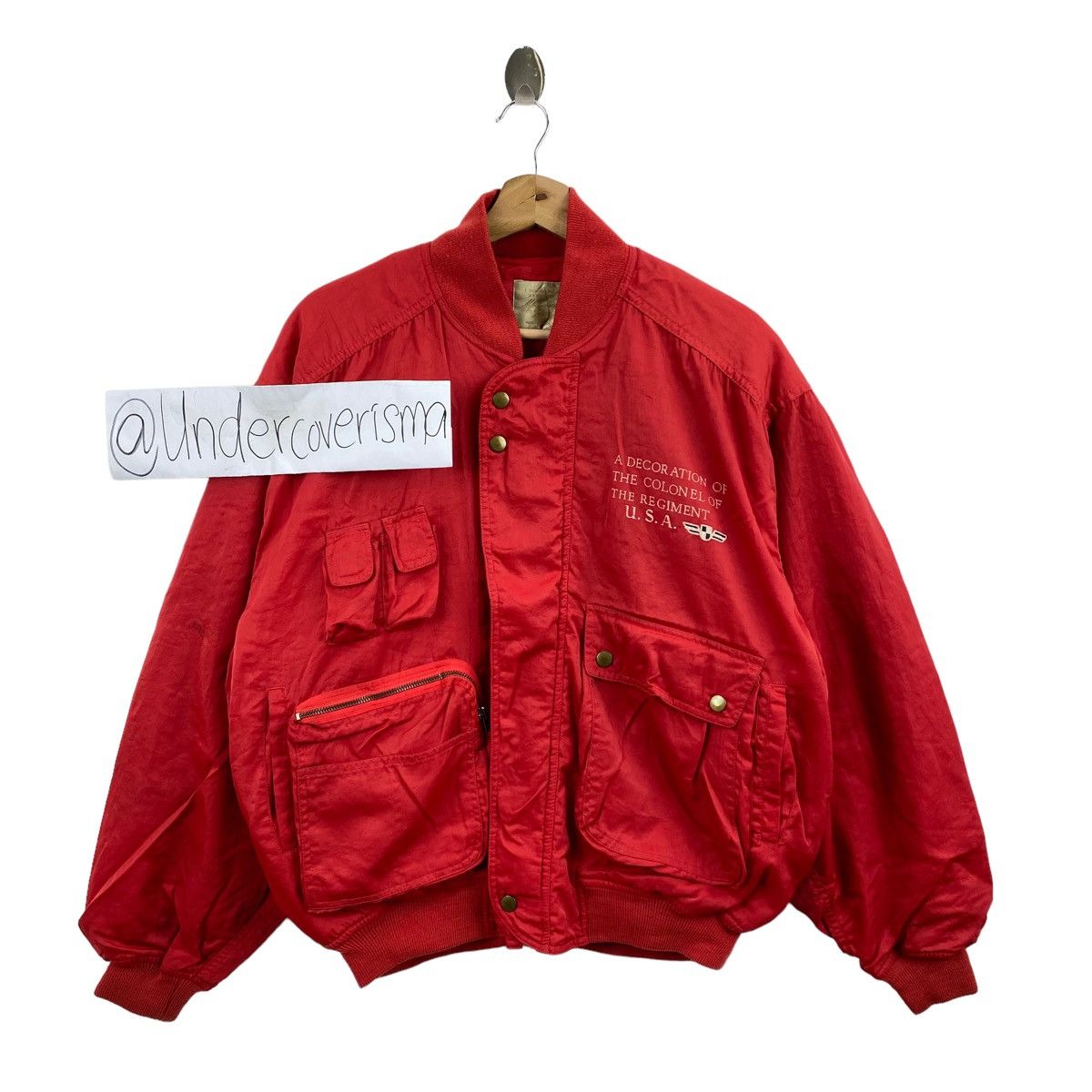 Vintage MrSORO A DECORATION Of The Colonel Of The Regimen Usa Jacket Size US XXL / EU 58 / 5 - 1 Thumbnail