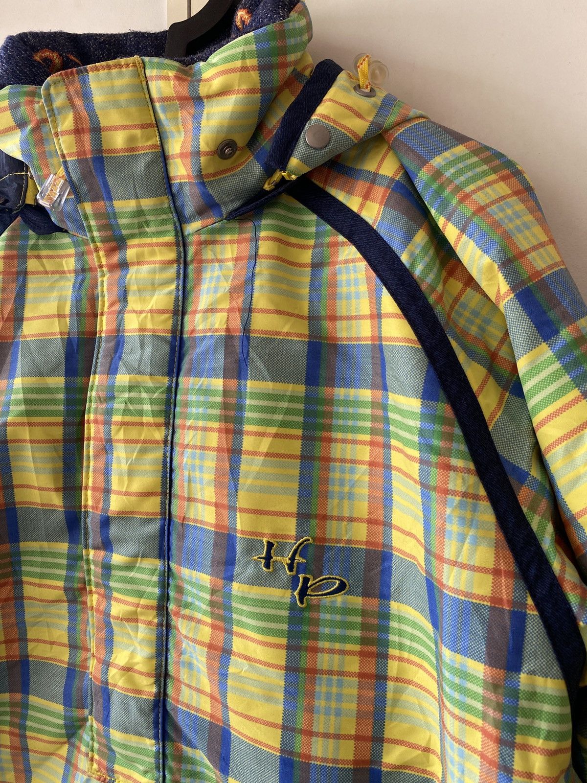 Phenix PHENIX CHECKED DESIGN HOODED JACKET Size US L / EU 52-54 / 3 - 4 Thumbnail