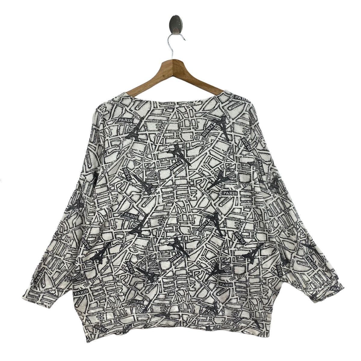 Japanese Brand TOMOMI Ladies Fashio Paris Street Overprint Oversize Size XXL / US 16-18 / IT 52-54 - 5 Thumbnail