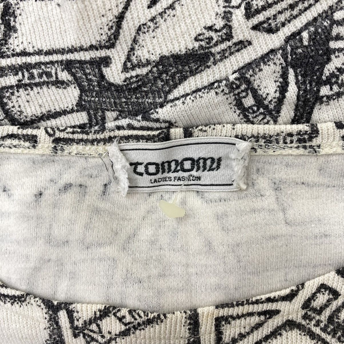 Japanese Brand TOMOMI Ladies Fashio Paris Street Overprint Oversize Size XXL / US 16-18 / IT 52-54 - 4 Thumbnail