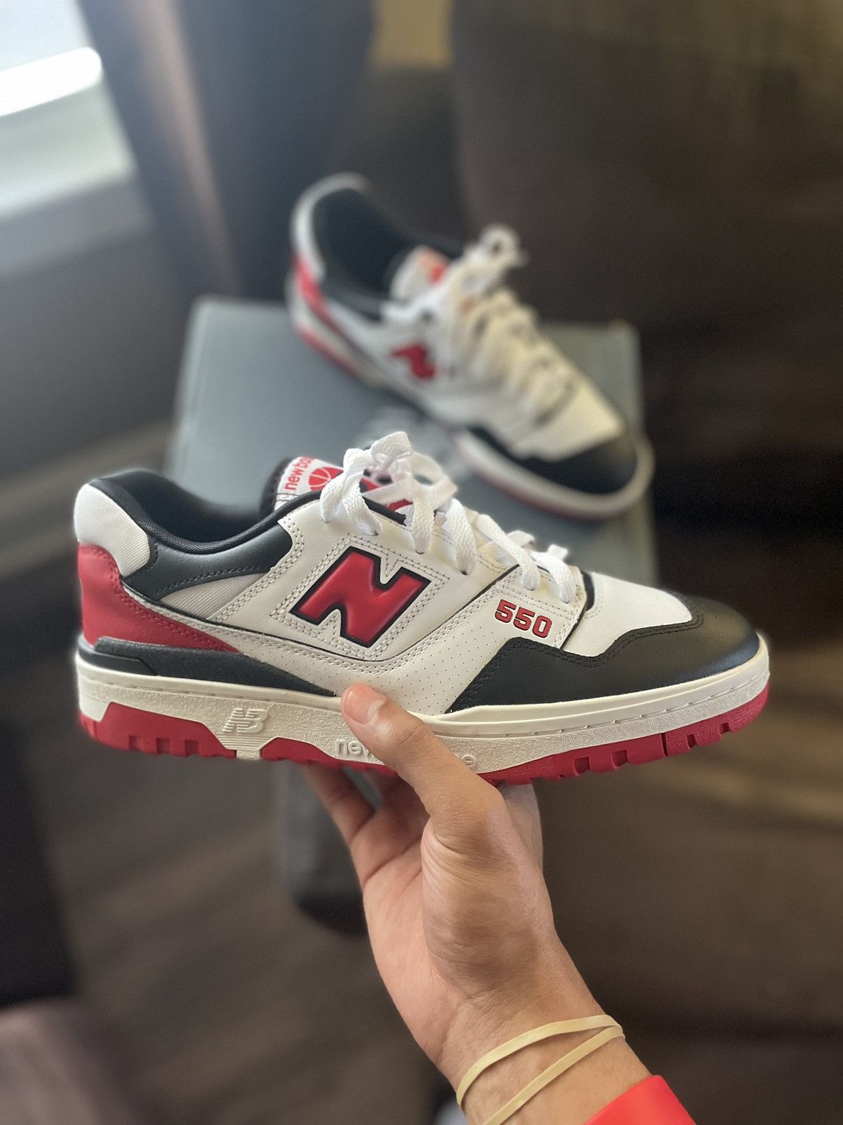 New Balance New Balance 550 "Team Red" Size US 10.5 / EU 43-44 - 1 Thumbnail