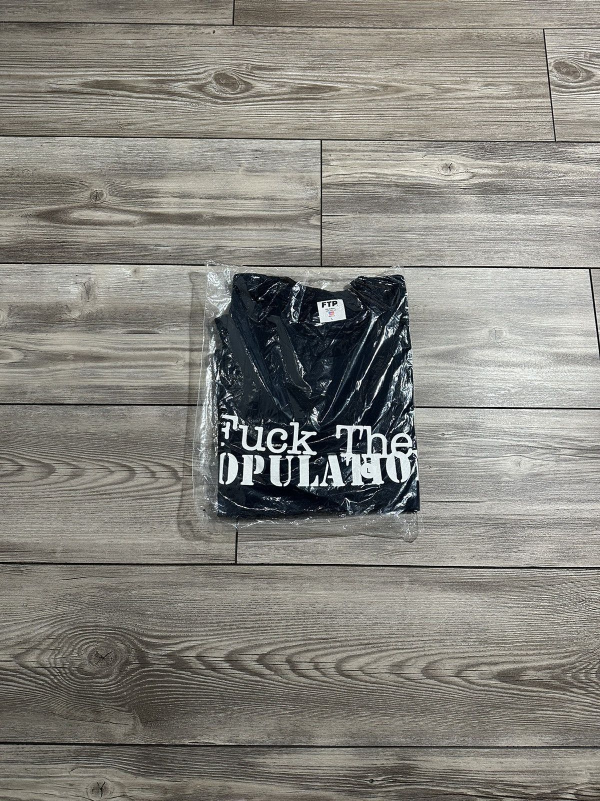 Fuck The Population FTP JPG T Shirt Navy Size US L / EU 52-54 / 3 - 2 Thumbnail