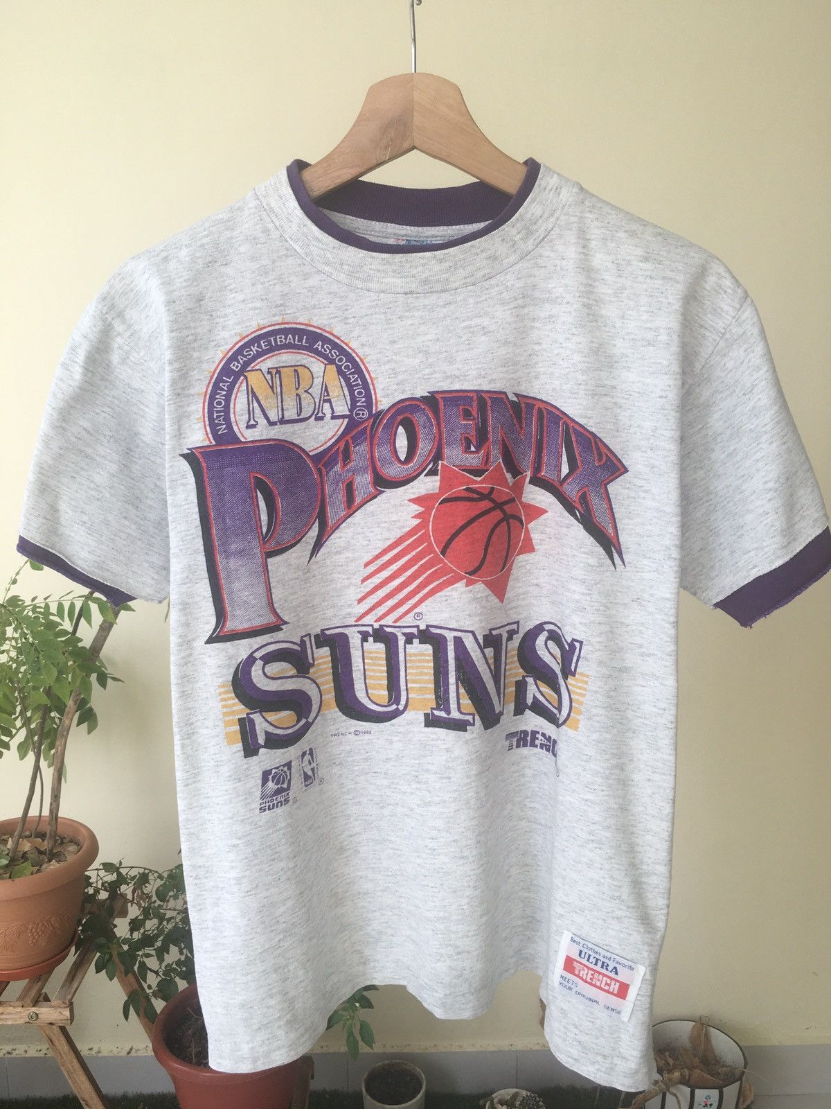 NBA 💎 RARE 💎 Vintage NBA Phoenix Sun Crop Tee Size S / US 4 / IT 40 - 1 Thumbnail