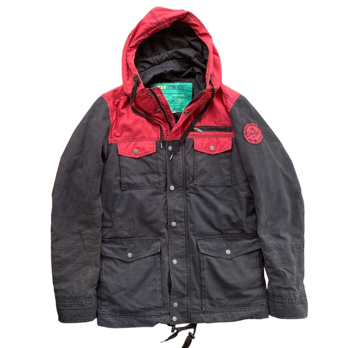 Diesel 💥DIESEL URBAN UTILITY HOODIE JACKET Size US L / EU 52-54 / 3 - 2 Thumbnail