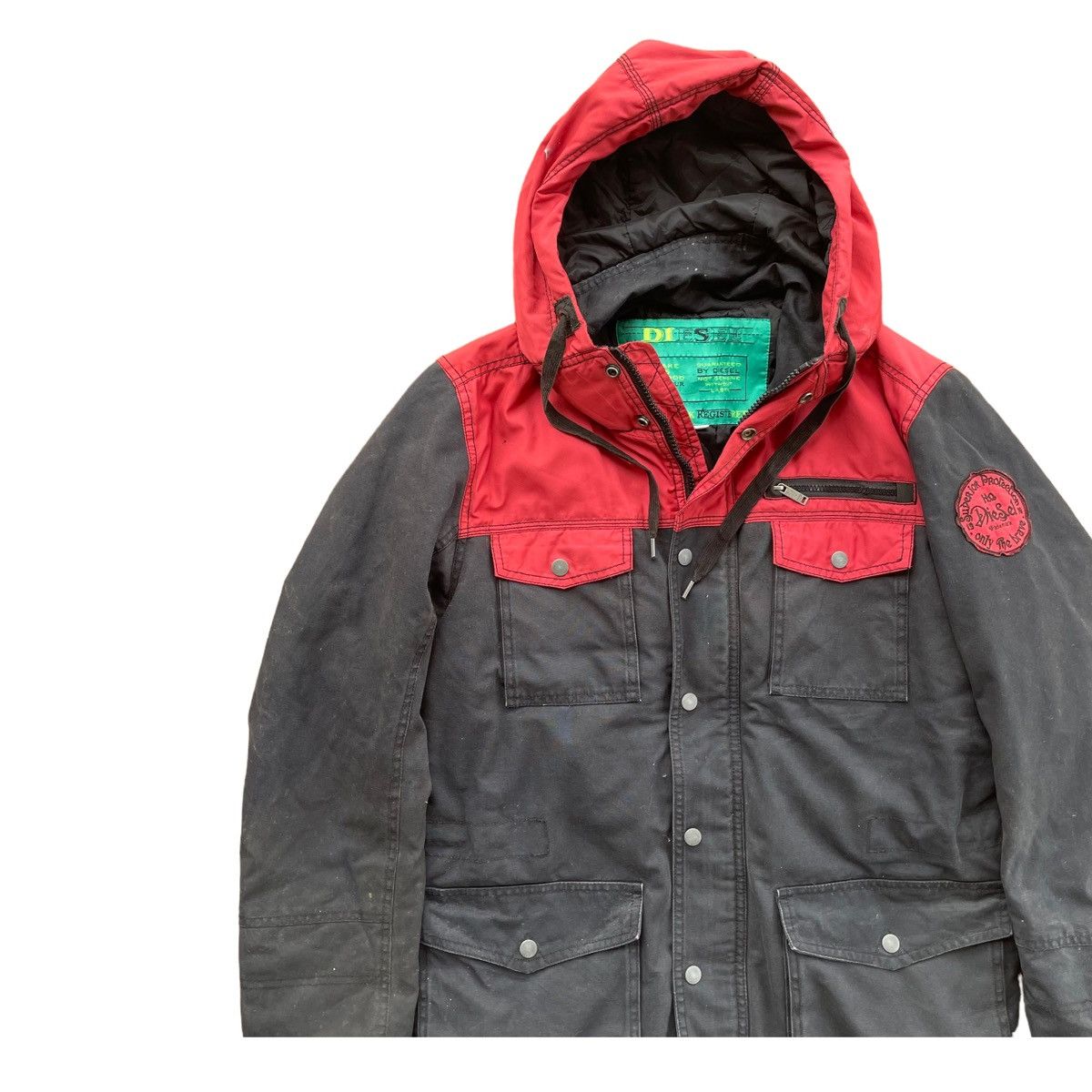 Diesel 💥DIESEL URBAN UTILITY HOODIE JACKET Size US L / EU 52-54 / 3 - 3 Thumbnail