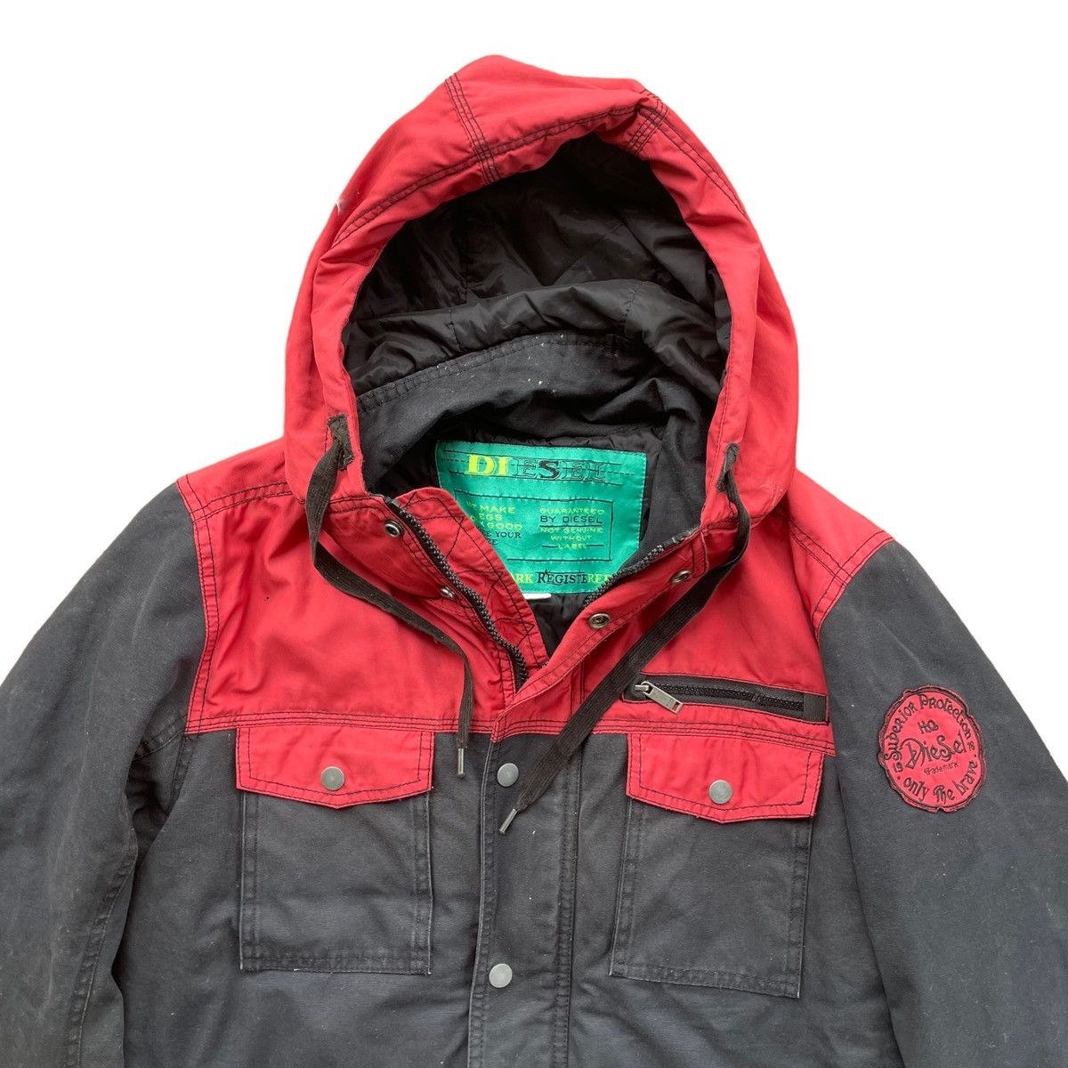 Diesel 💥DIESEL URBAN UTILITY HOODIE JACKET Size US L / EU 52-54 / 3 - 7 Thumbnail