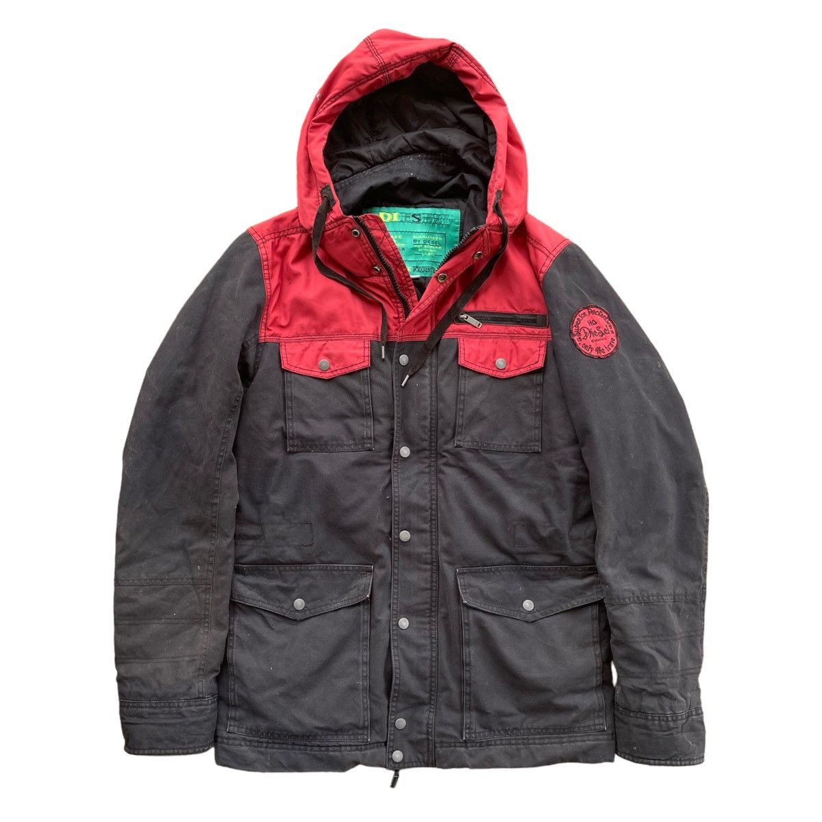 Diesel 💥DIESEL URBAN UTILITY HOODIE JACKET Size US L / EU 52-54 / 3 - 1 Thumbnail