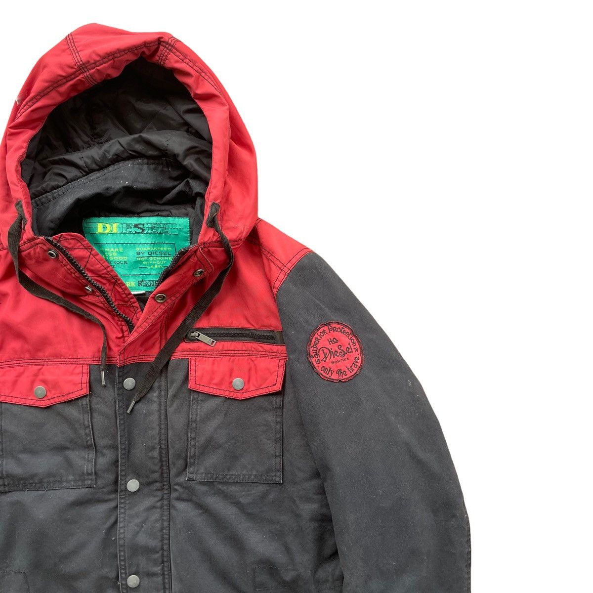 Diesel 💥DIESEL URBAN UTILITY HOODIE JACKET Size US L / EU 52-54 / 3 - 5 Thumbnail
