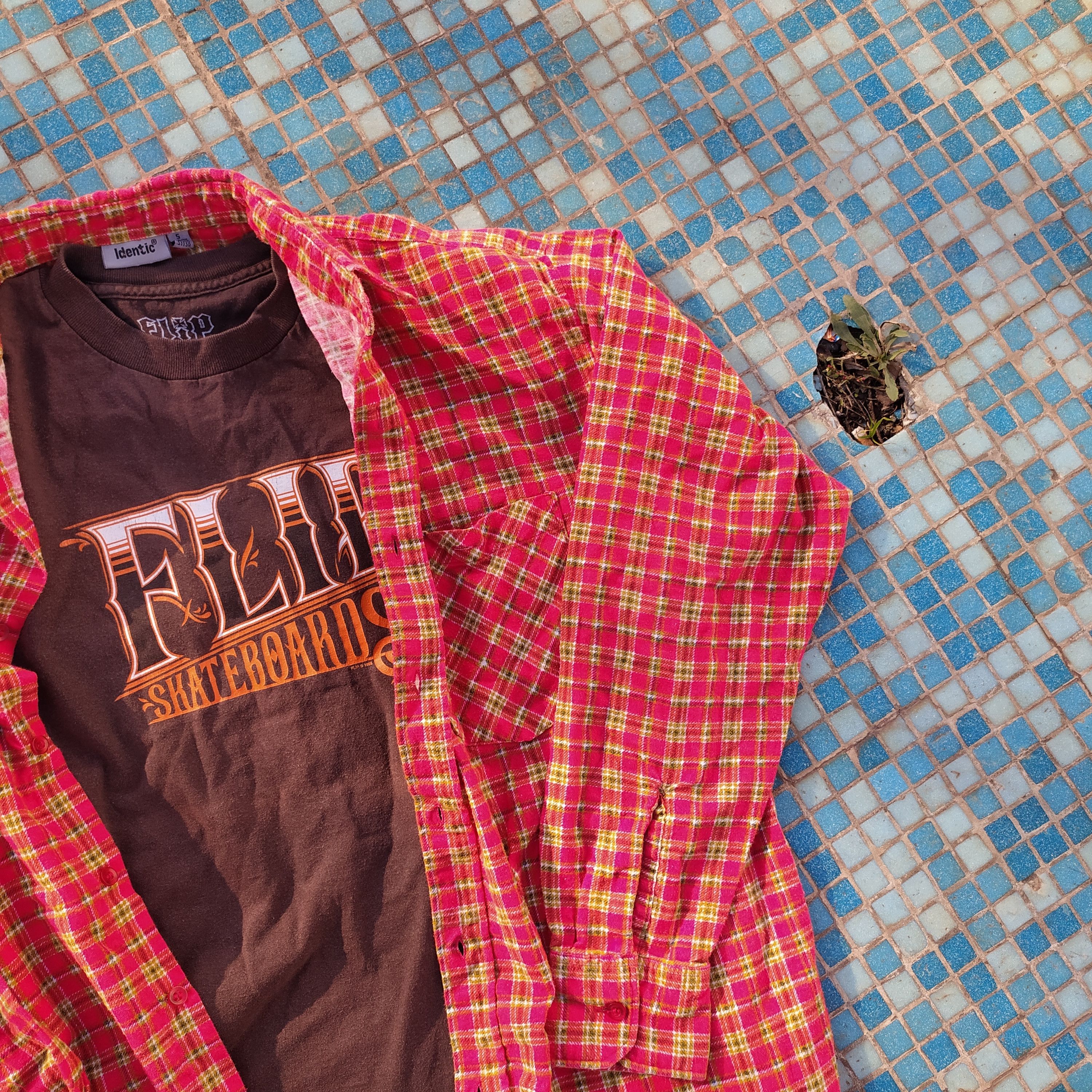 Flannel × Vintage Vintage Y2K Travis Scott style Plated Flannel Shirt Size US L / EU 52-54 / 3 - 3 Thumbnail