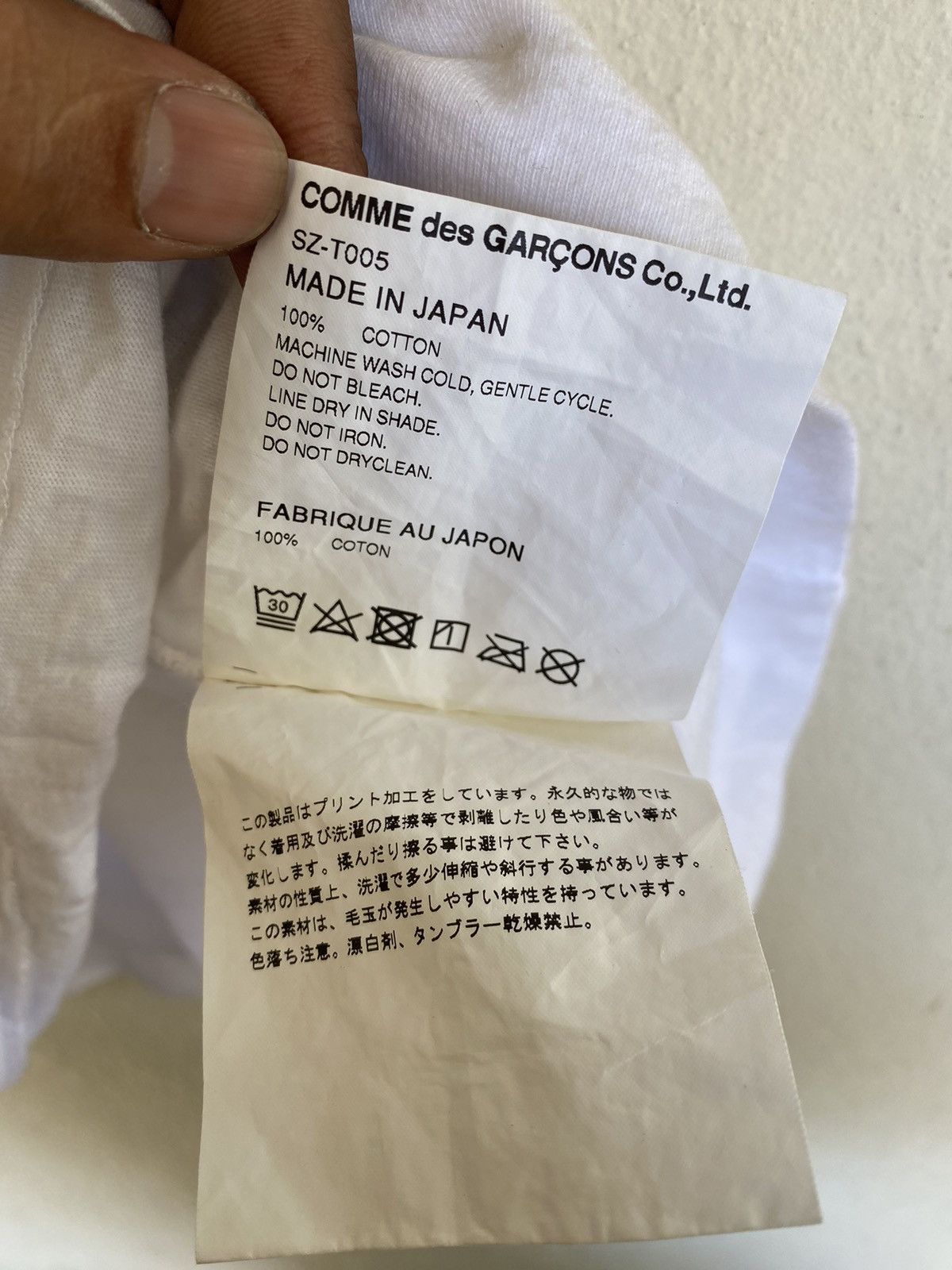 Comme des Garcons × Designer × Japanese Brand 🔥Offer🔥 Comme Des Garcons Tee Size US M / EU 48-50 / 2 - 7 Thumbnail