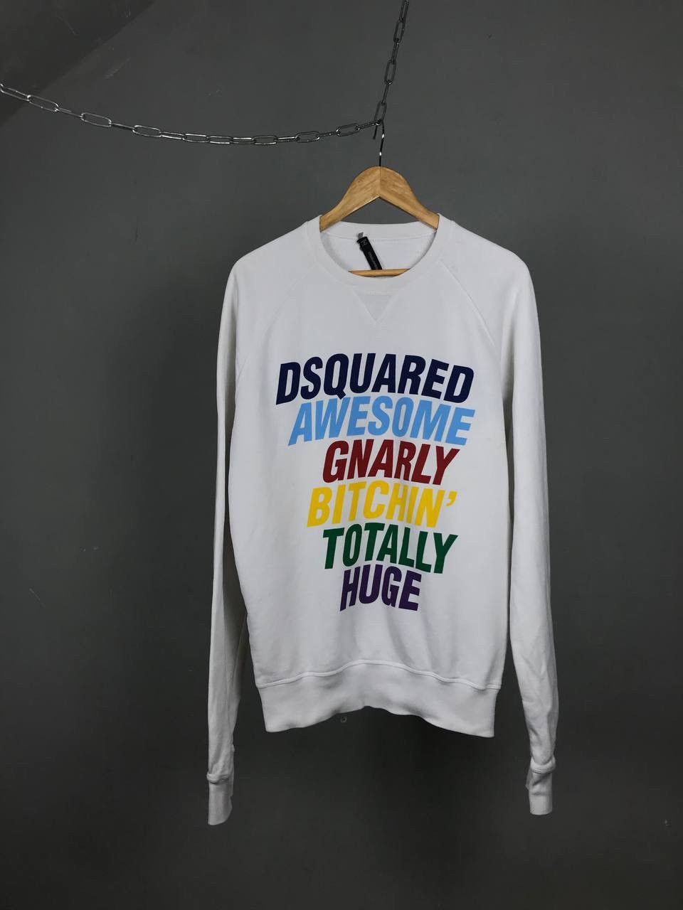 Dsquared2 Dsquared 2 luxury streetwear vintage sweatshirt Size US L / EU 52-54 / 3 - 1 Thumbnail