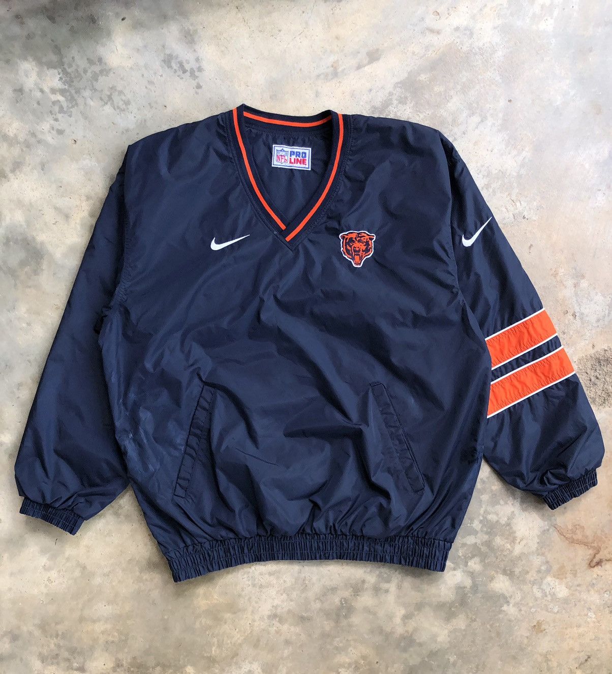 Nike × Pro Line × Vintage Vintage NIKE Swoosh Embroidery Reversible windbreaker Size US M / EU 48-50 / 2 - 1 Thumbnail