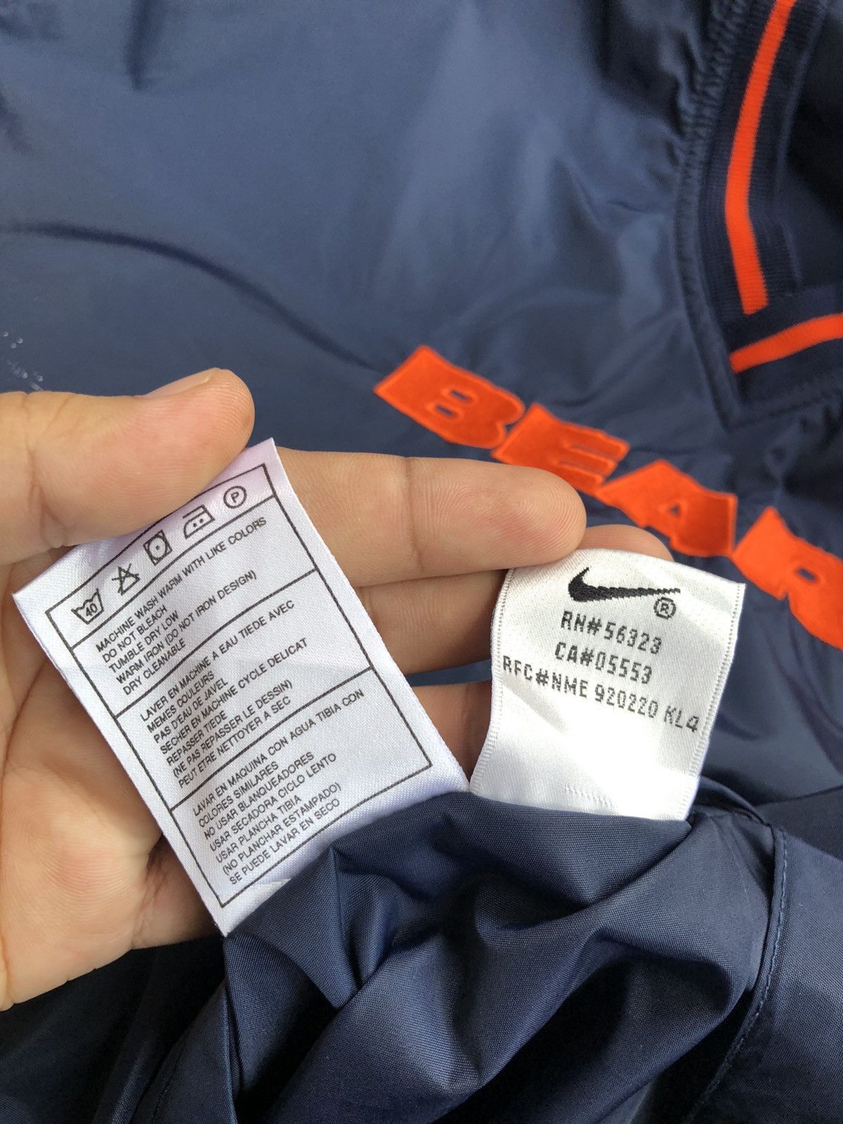 Nike × Pro Line × Vintage Vintage NIKE Swoosh Embroidery Reversible windbreaker Size US M / EU 48-50 / 2 - 12 Thumbnail