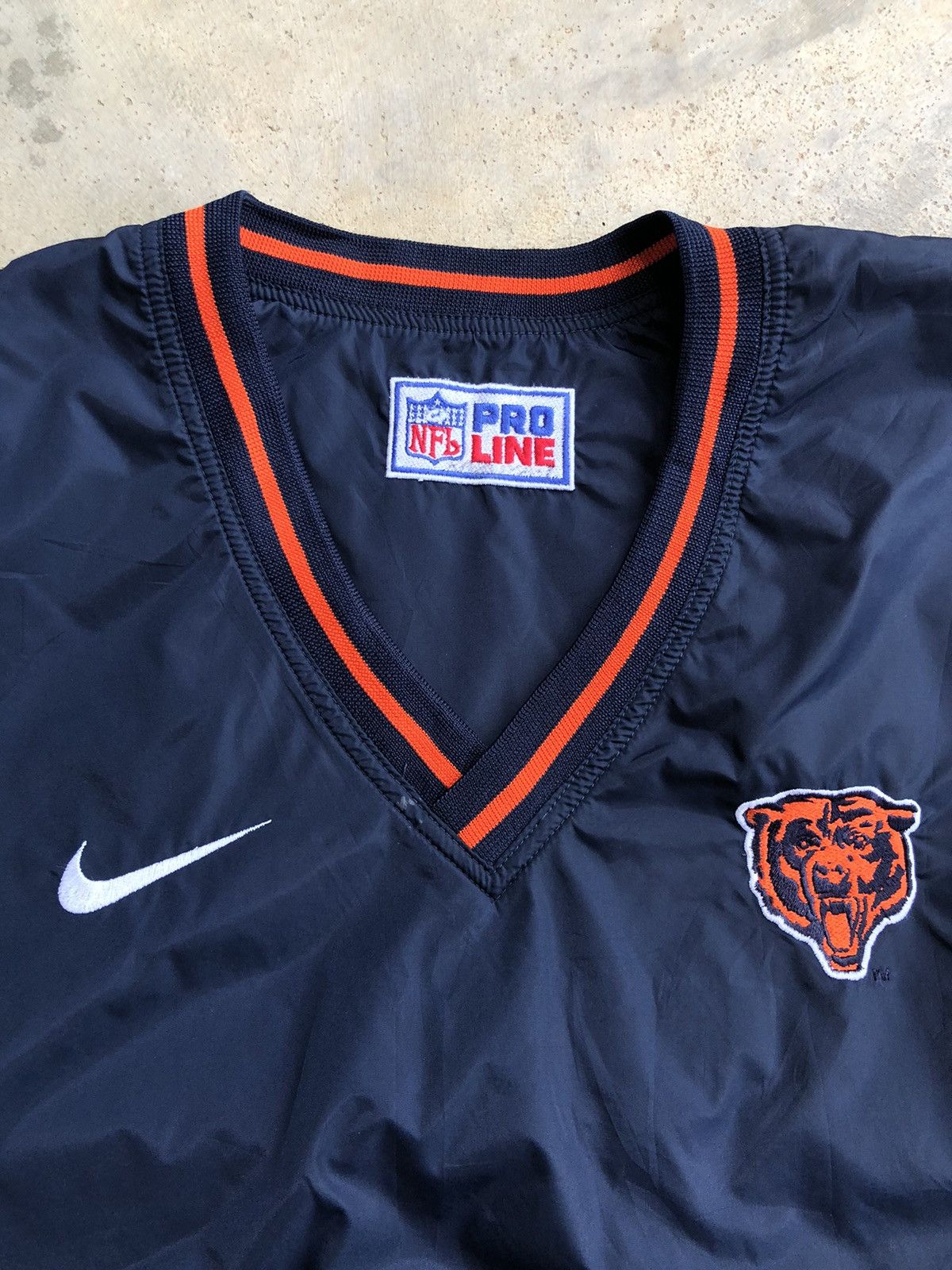 Nike × Pro Line × Vintage Vintage NIKE Swoosh Embroidery Reversible windbreaker Size US M / EU 48-50 / 2 - 5 Thumbnail