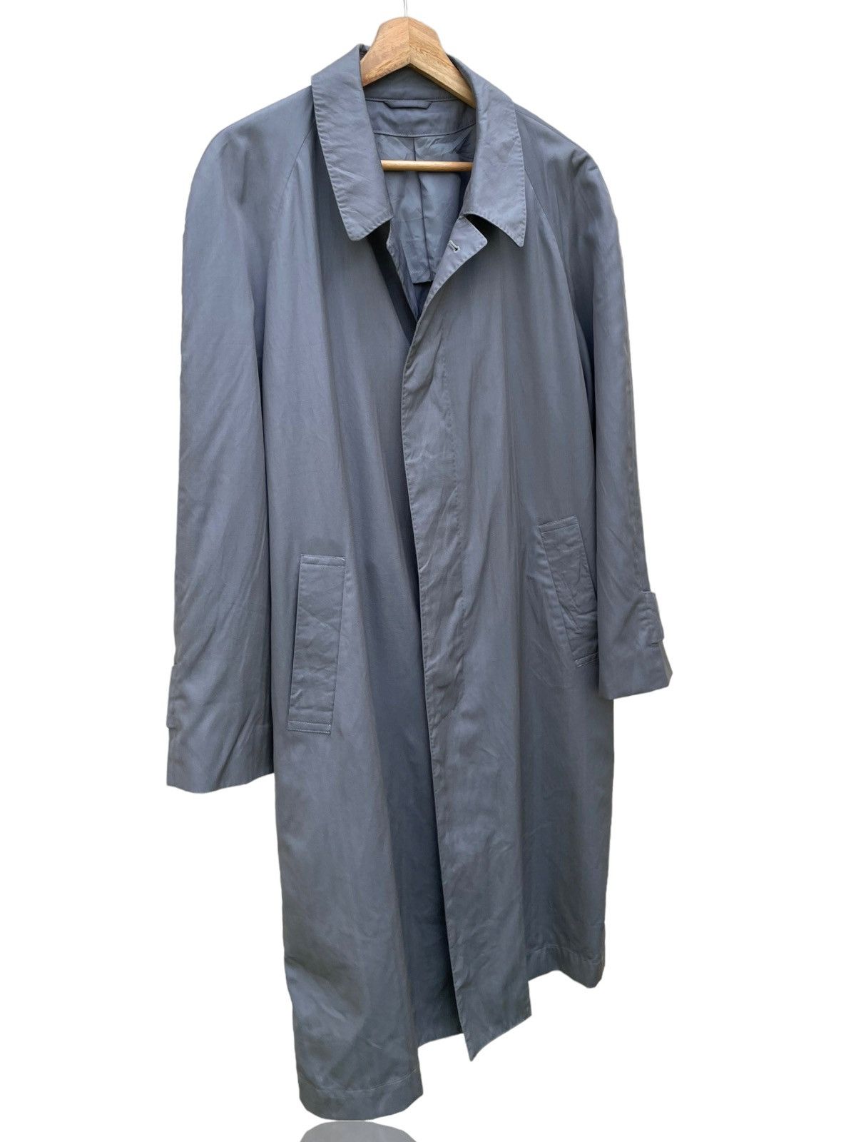Balenciaga × Vintage 💥 Vintage Balenciaga Long Trench Linen Jacket Size US L / EU 52-54 / 3 - 2 Thumbnail