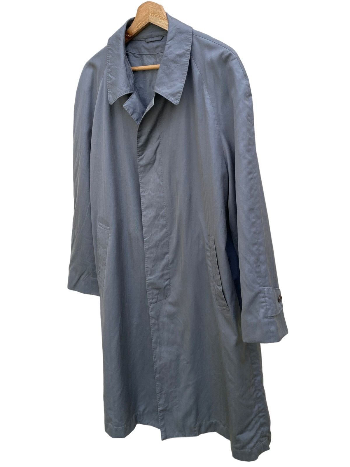 Balenciaga × Vintage 💥 Vintage Balenciaga Long Trench Linen Jacket Size US L / EU 52-54 / 3 - 3 Thumbnail