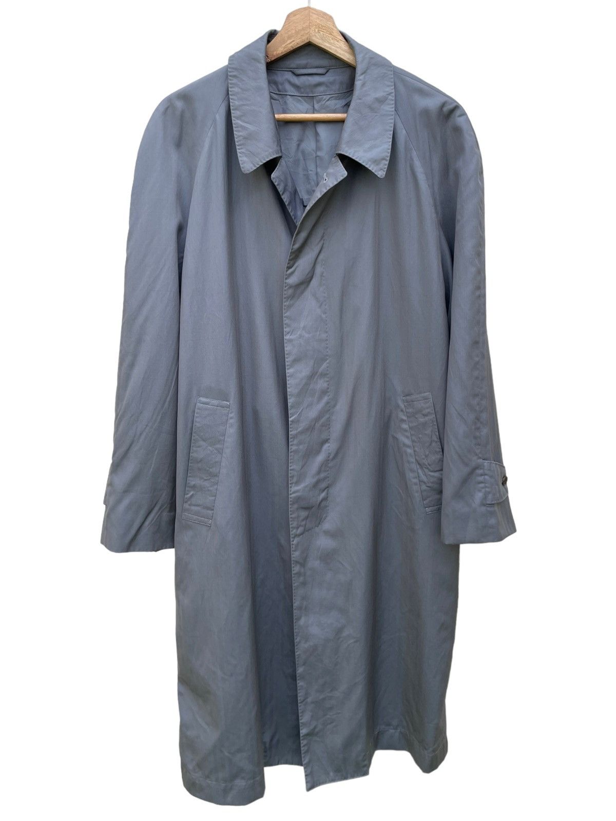 Balenciaga × Vintage 💥 Vintage Balenciaga Long Trench Linen Jacket Size US L / EU 52-54 / 3 - 1 Thumbnail