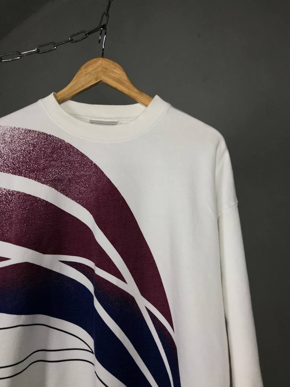 Vintage Adidas vintage streetwear overprinted sweatshirt Size US M / EU 48-50 / 2 - 2 Thumbnail