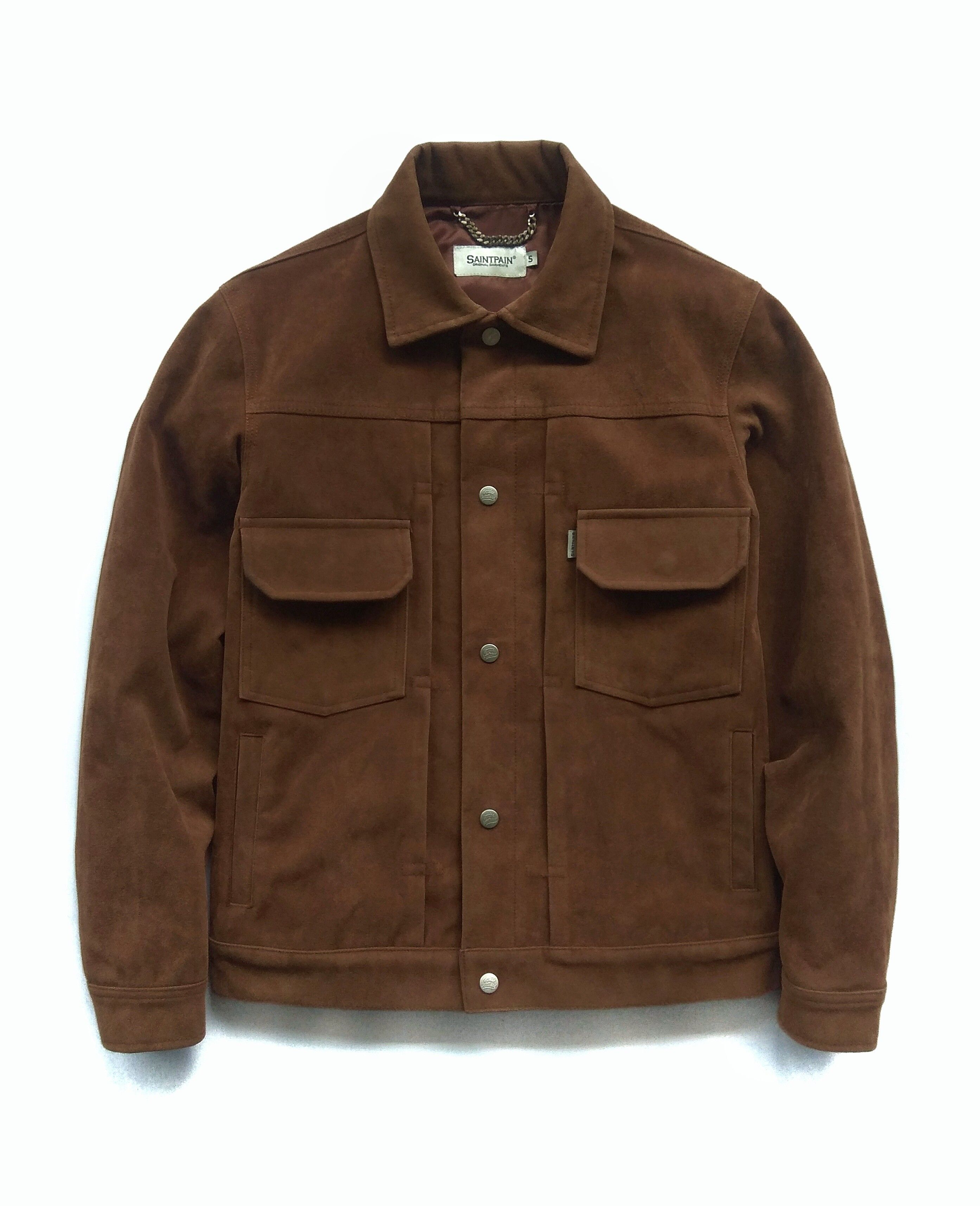 Japanese Brand SAINTPAIN Luke Suede Western Jacket | Grailed