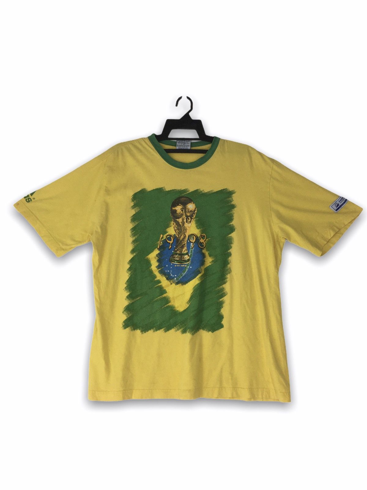 Vintage Vintage rare World Cup 1998 Brasil France Size US L / EU 52-54 / 3 - 1 Thumbnail