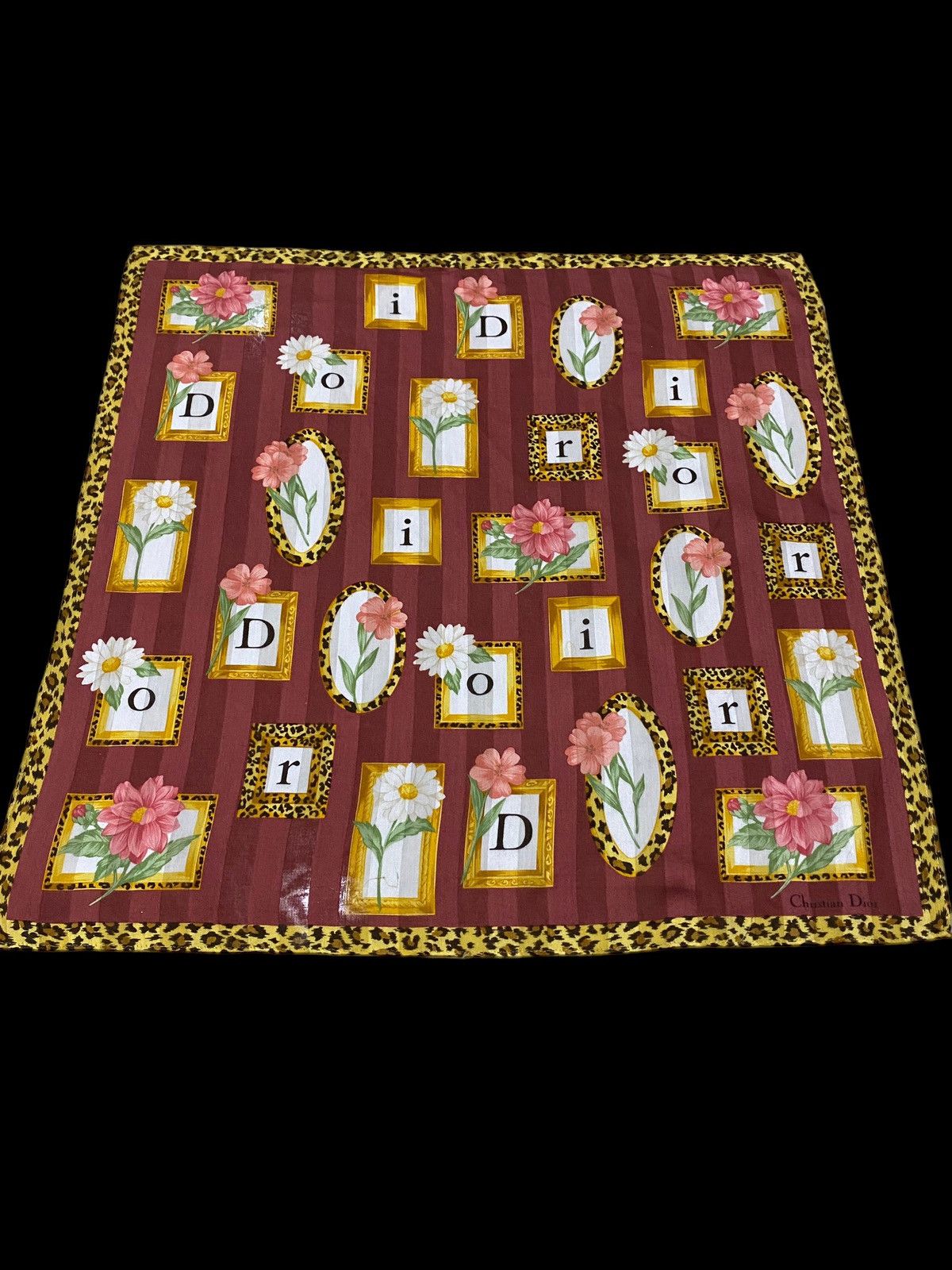 Christian Dior Monsieur × Dior CD handkerchief by DIOR Size ONE SIZE - 1 Thumbnail
